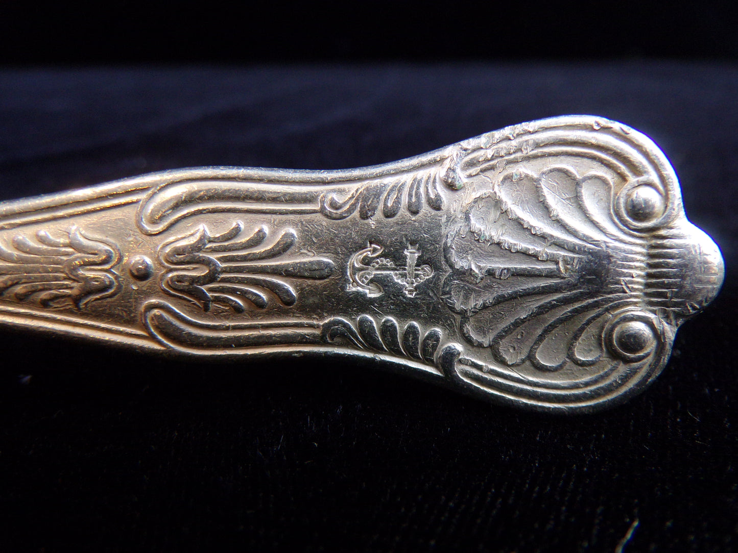 US Navy 7" Silver Solder Fish Forks, International Silver
