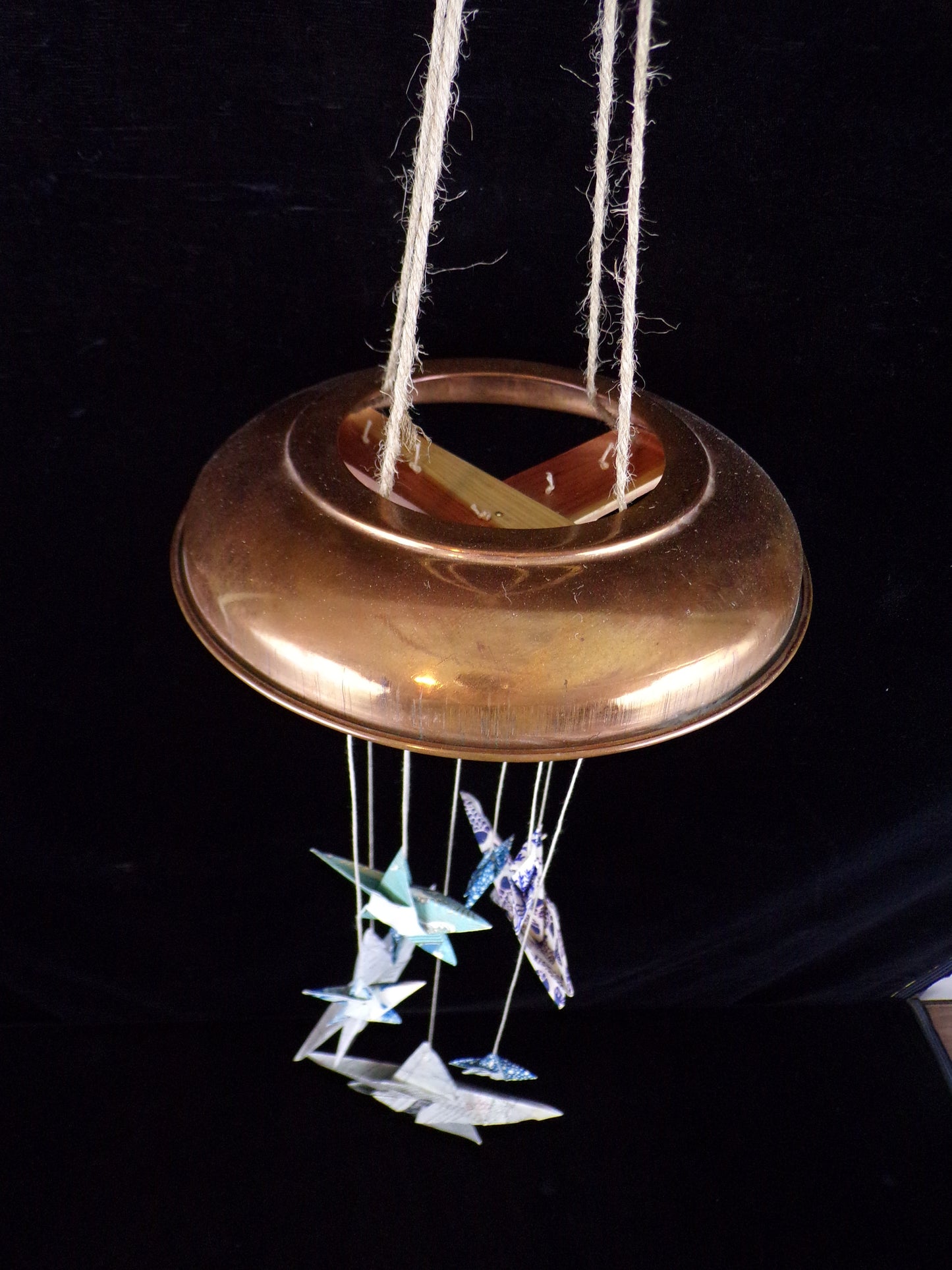 Origami Nautical Chart Stars Hanging Mobile