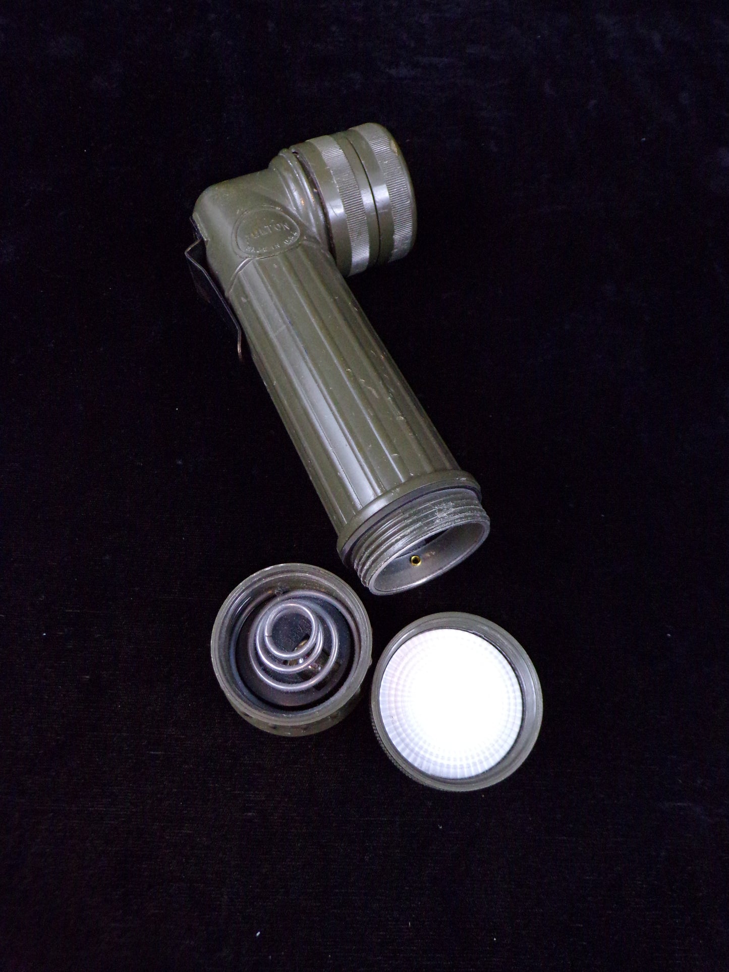 Fulton MX-991/U Angle Head Viet Nam era Flashlight