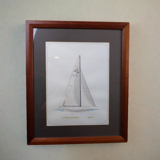 Howard Rogers Framed Ship Art - Courageous 1977