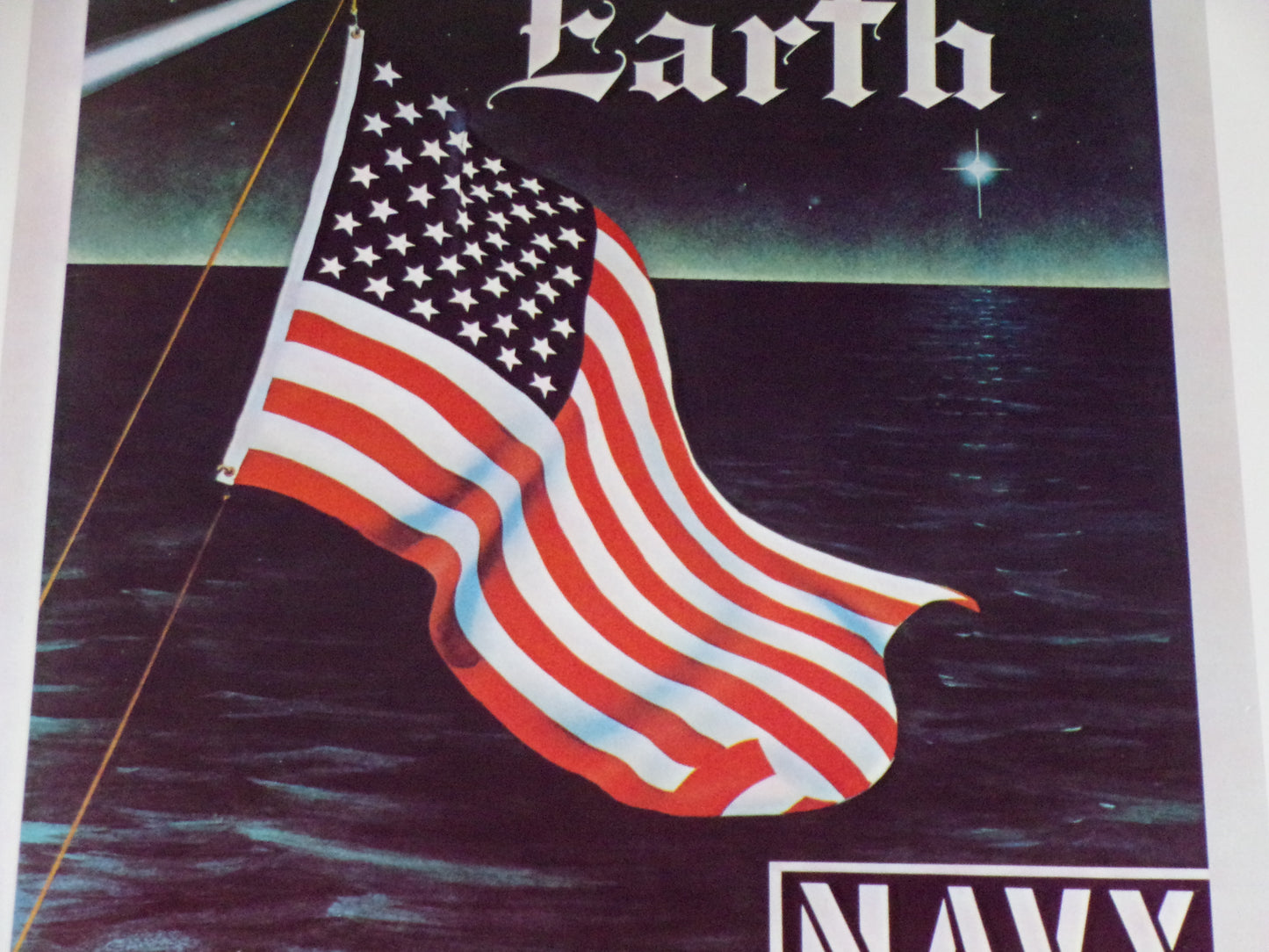 Recruiting Poster Peace on Earth US Navy