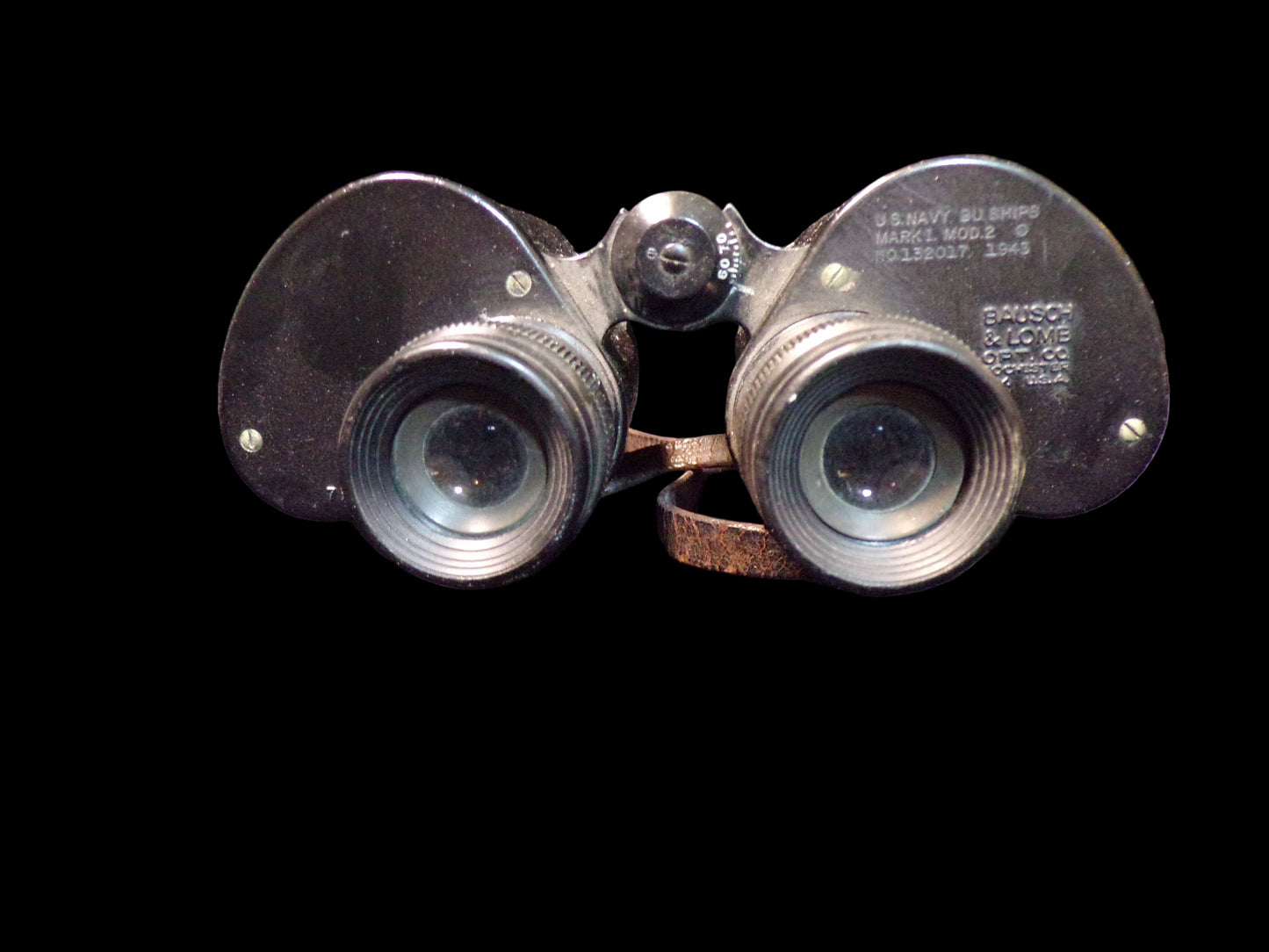 Bousch and Lome US Navy BU Ships Binoculars Mark 1 Mod 2 1943