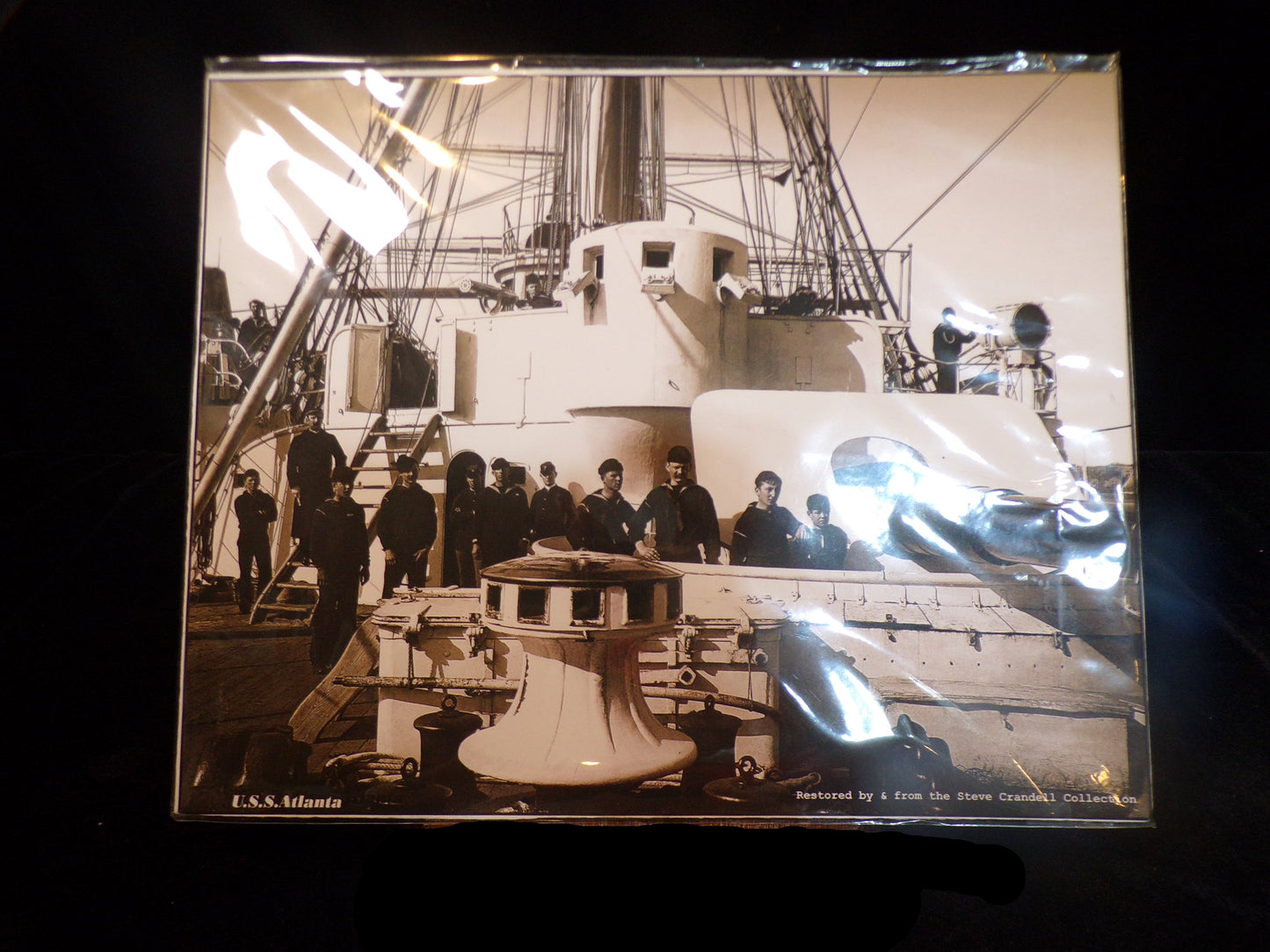 Restored Photographs – U.S.S. Atlanta (1889) – Steve Crandell Collection