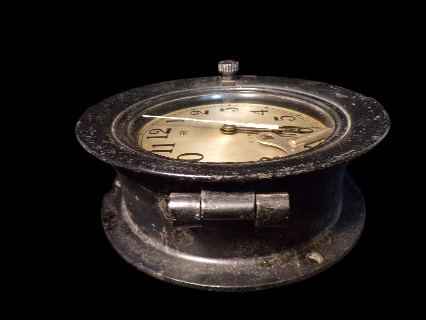 WWII U.S. Maritime Commission Ship’s Bulkhead Clock – Seth Thomas / Chelsea Style