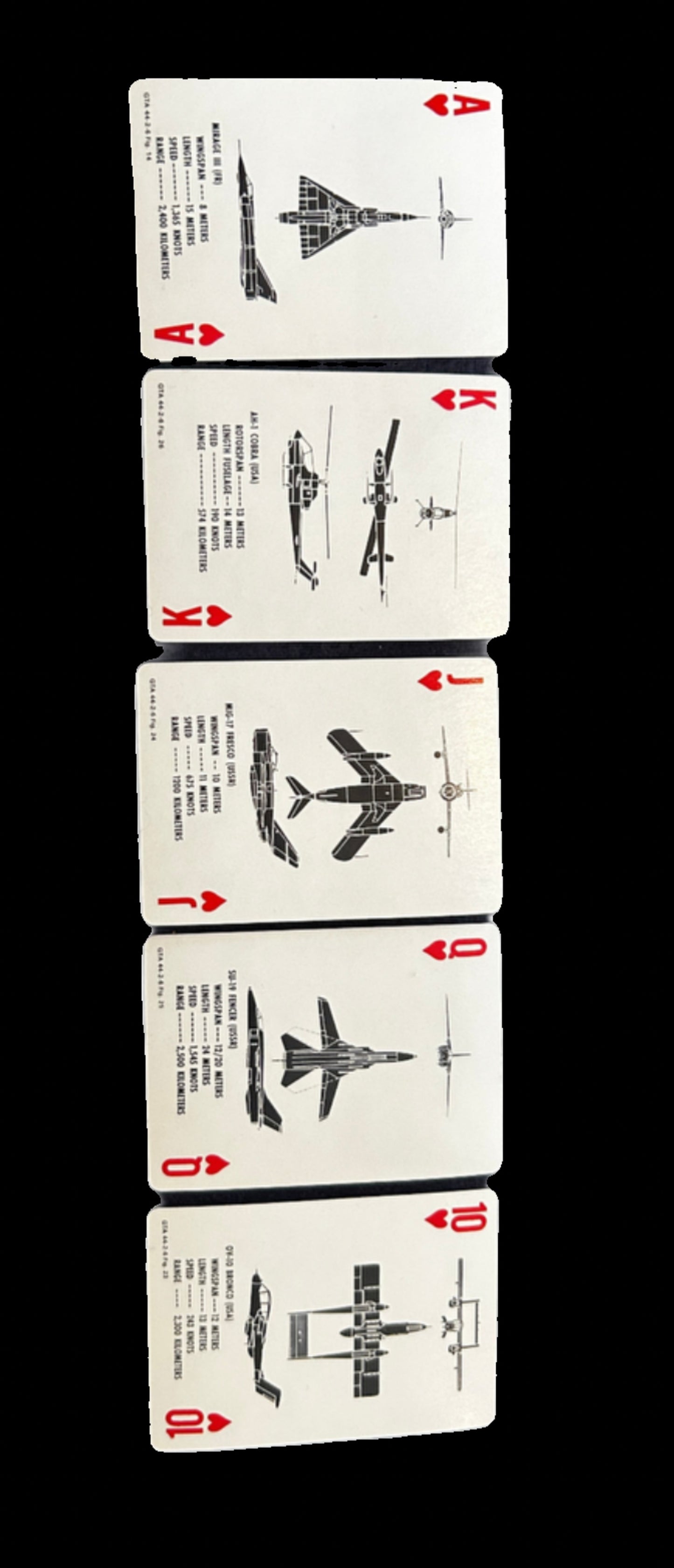 Aircraft Recognition Playing Cards