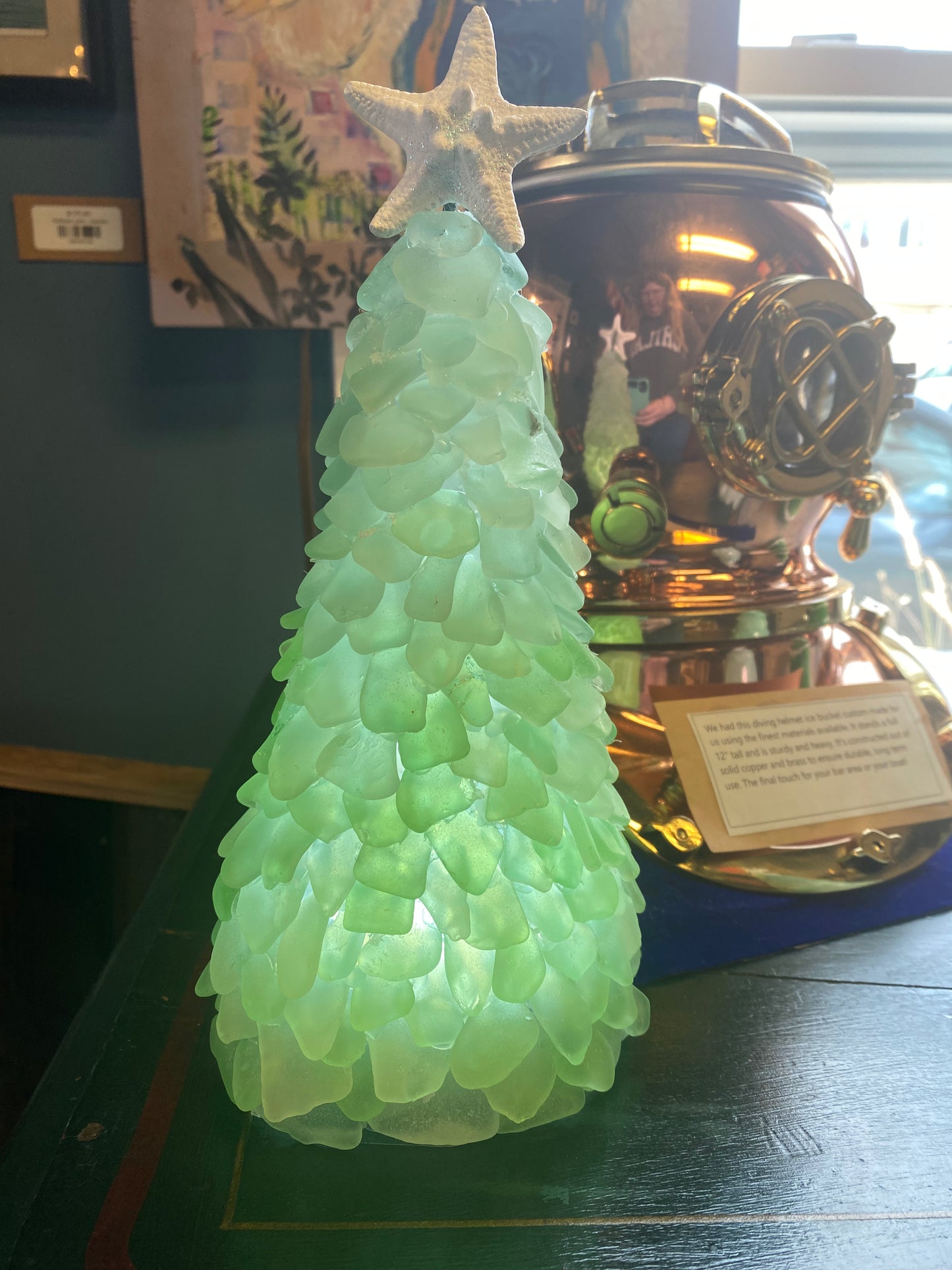 Coca Cola Glass Christmas Trees