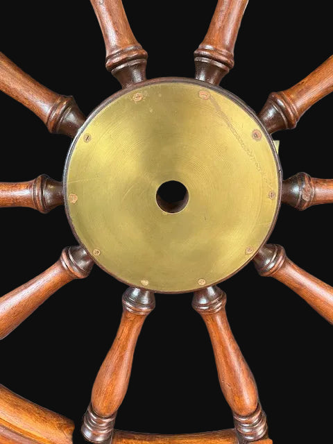 Large Ship's Wheel - Annapolis Maritime Antiques