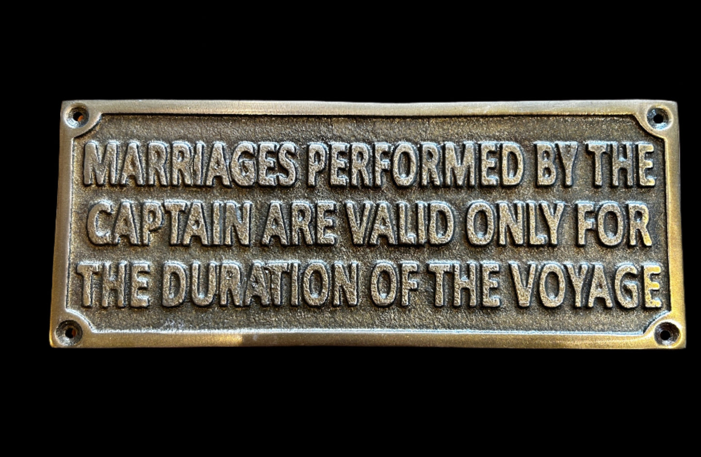 Marriages Performed Sign - Annapolis Maritime Antiques