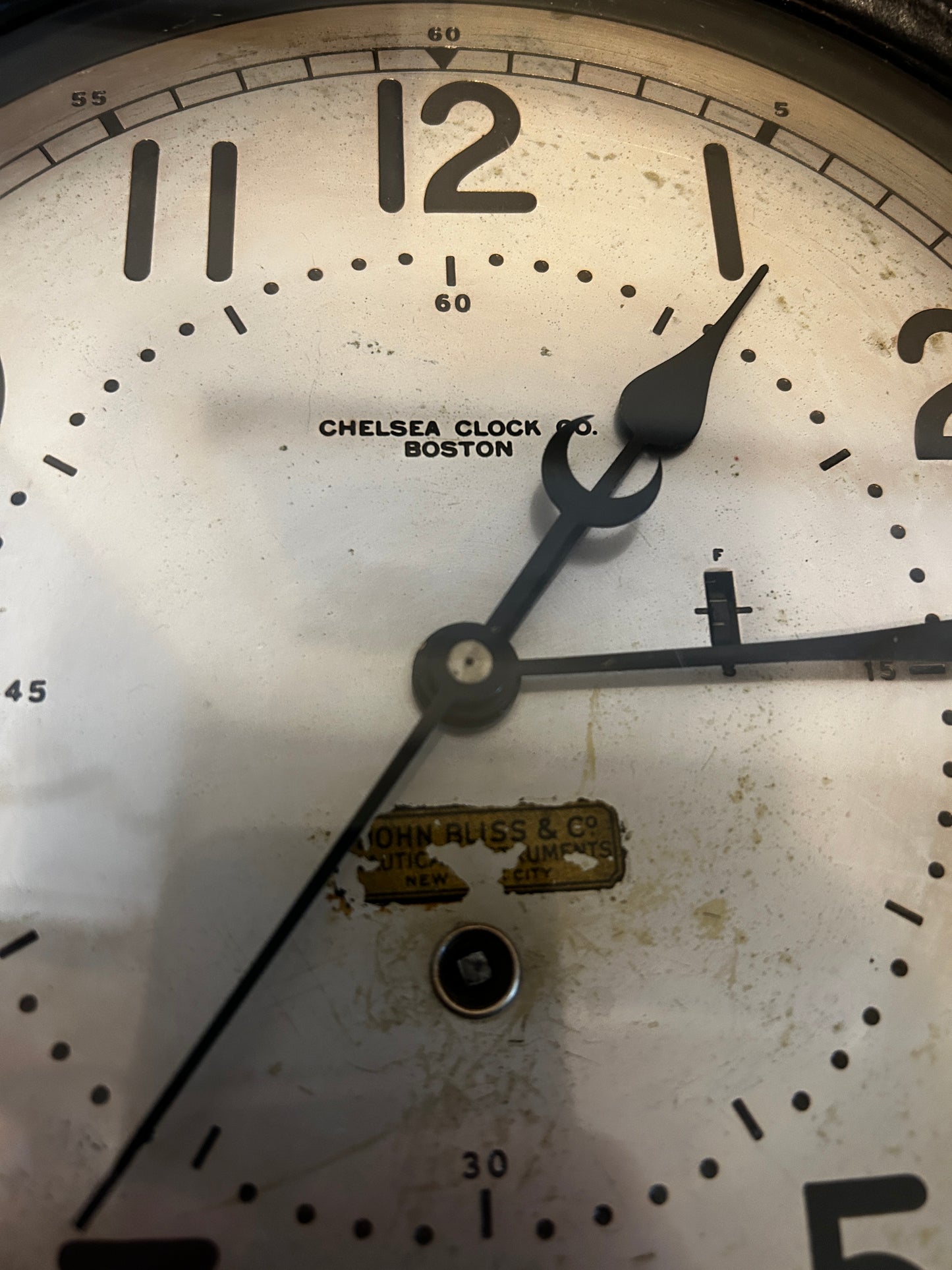 Chelsea Clock Bakelite Case, John Bliss & Co.