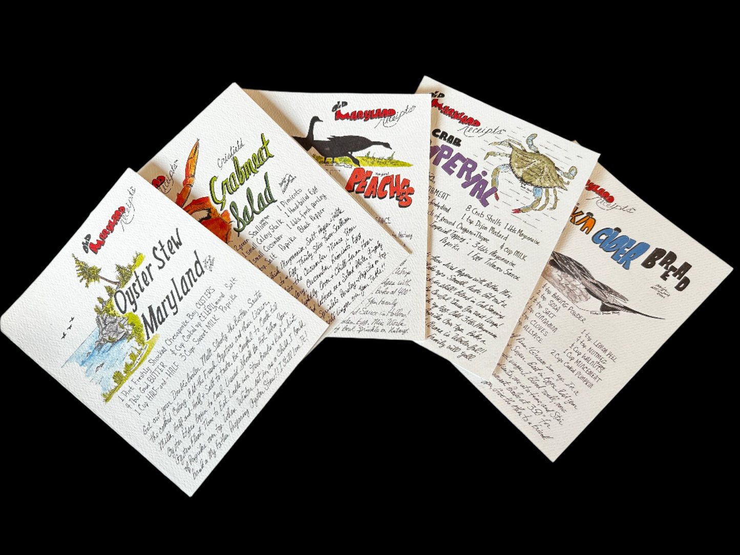 Maryland Recipes with Notecards - Annapolis Maritime Antiques