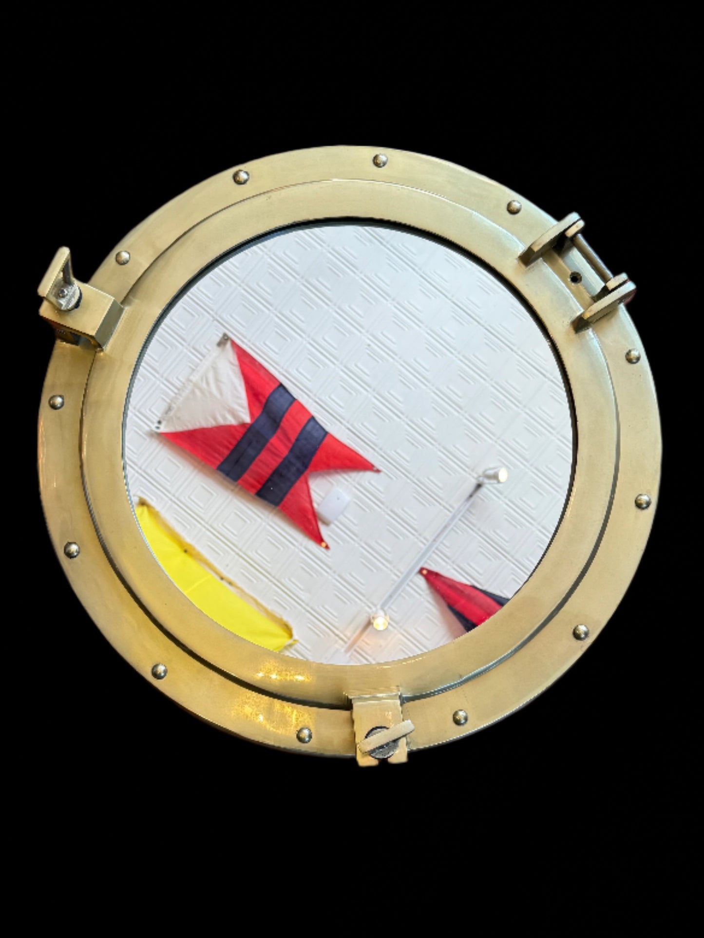 Brass Porthole Mirror