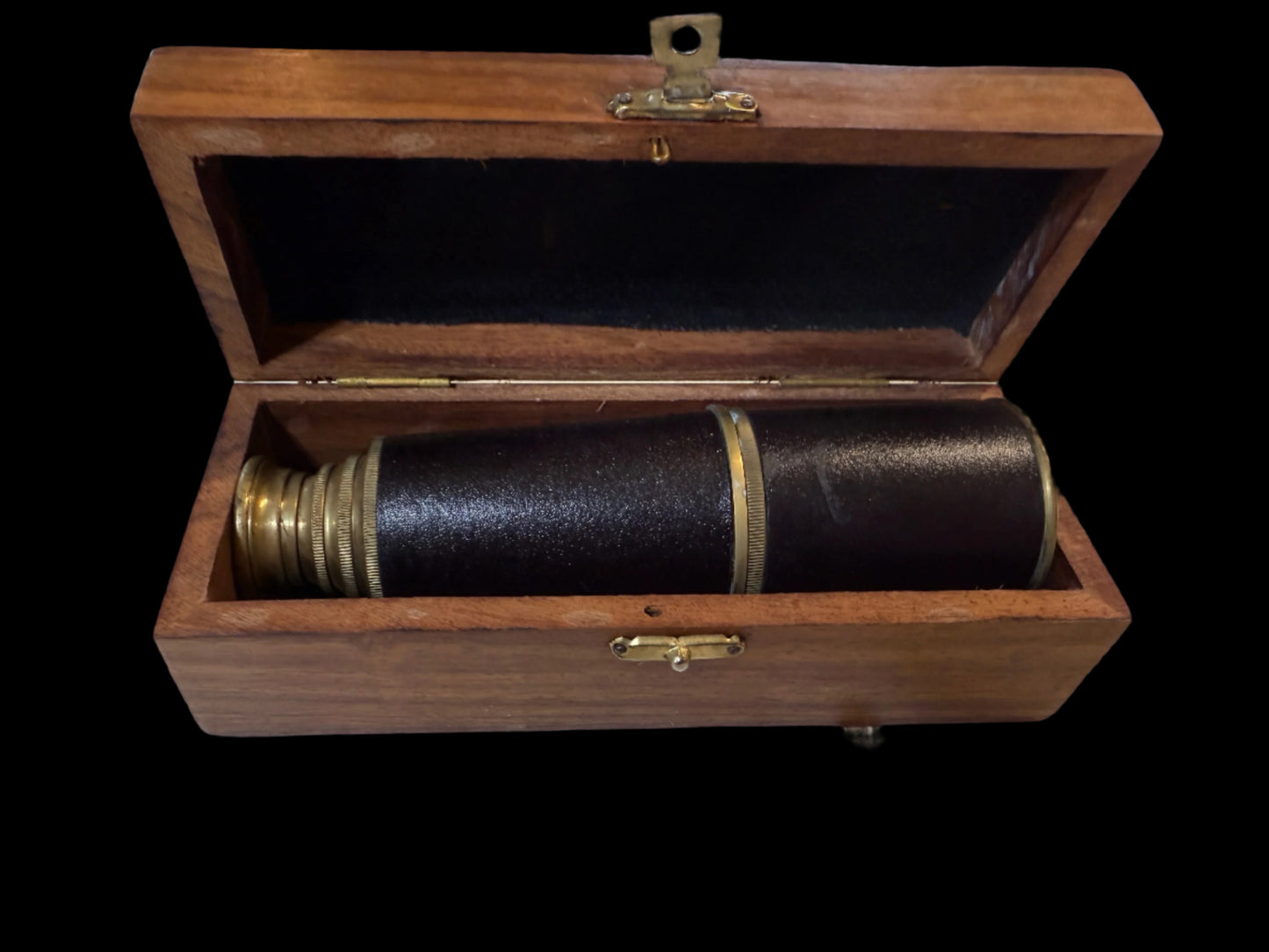 Telescope in Wooden Box
