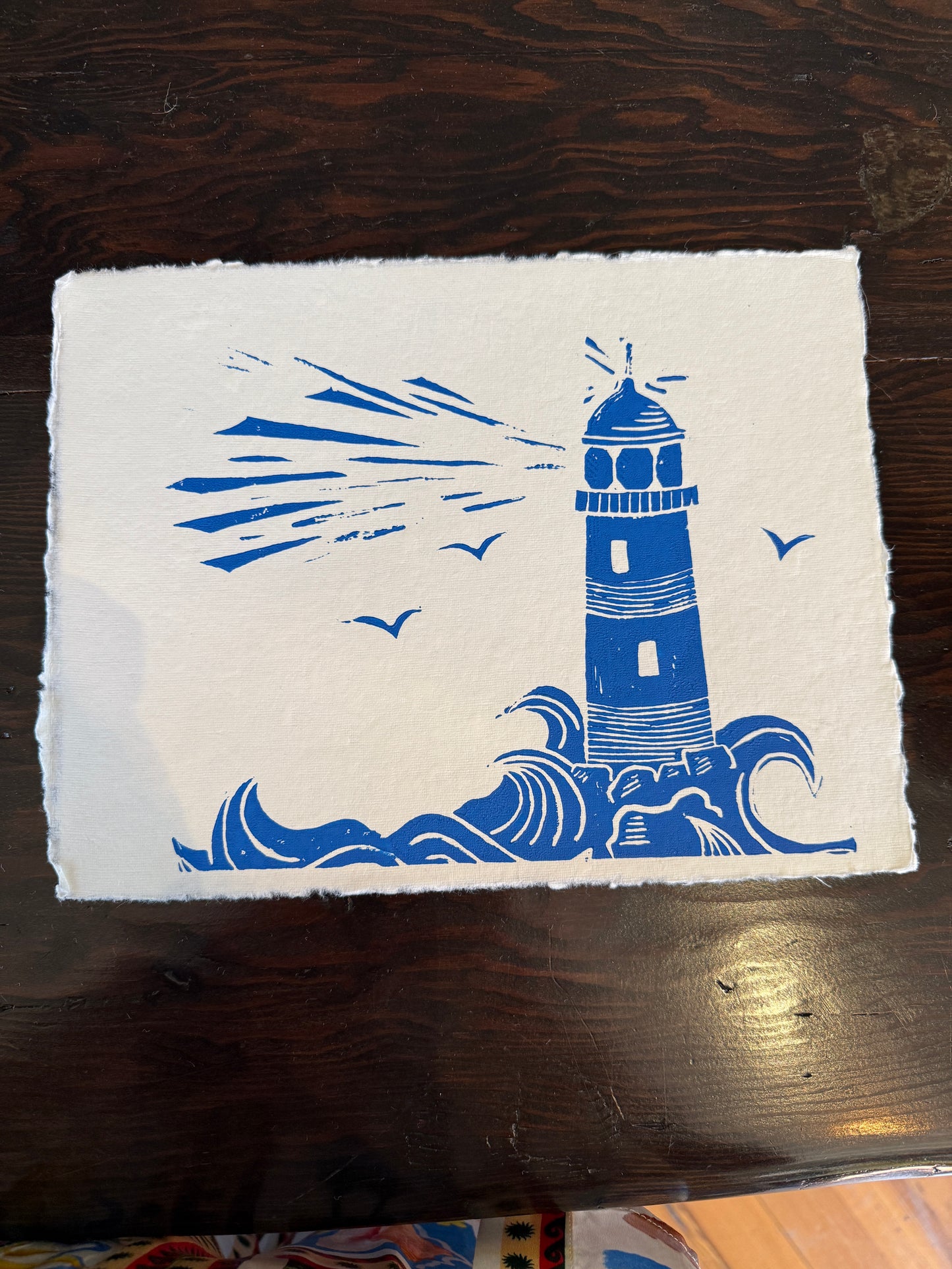 Hand-Carved and Printed Linocut - Annapolis Maritime Antiques