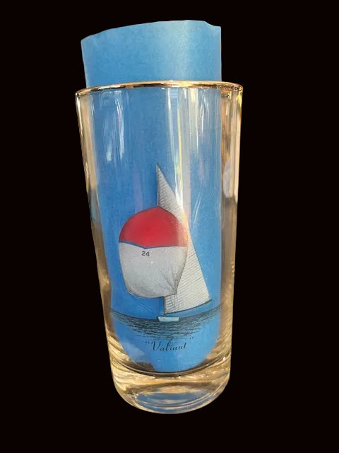 America's Cup Drinking Glass - Valiant