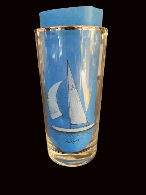 America's Cup Drinking Glass - Intrepid