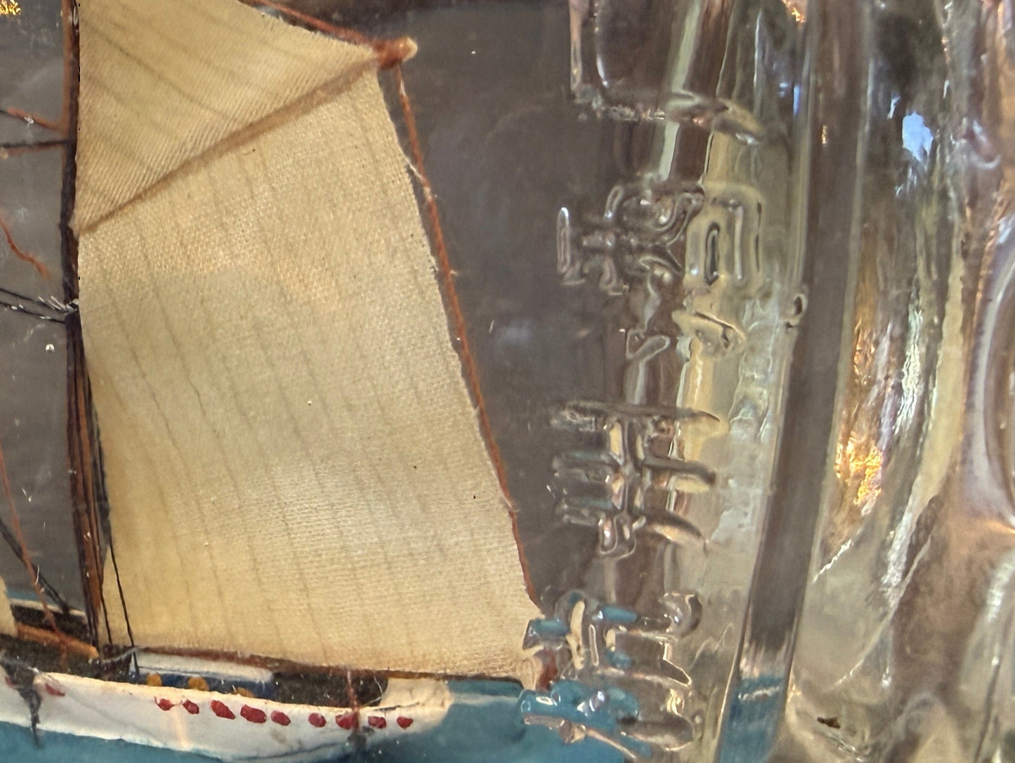 Handcrafted Ship in a Bottle – Schooner