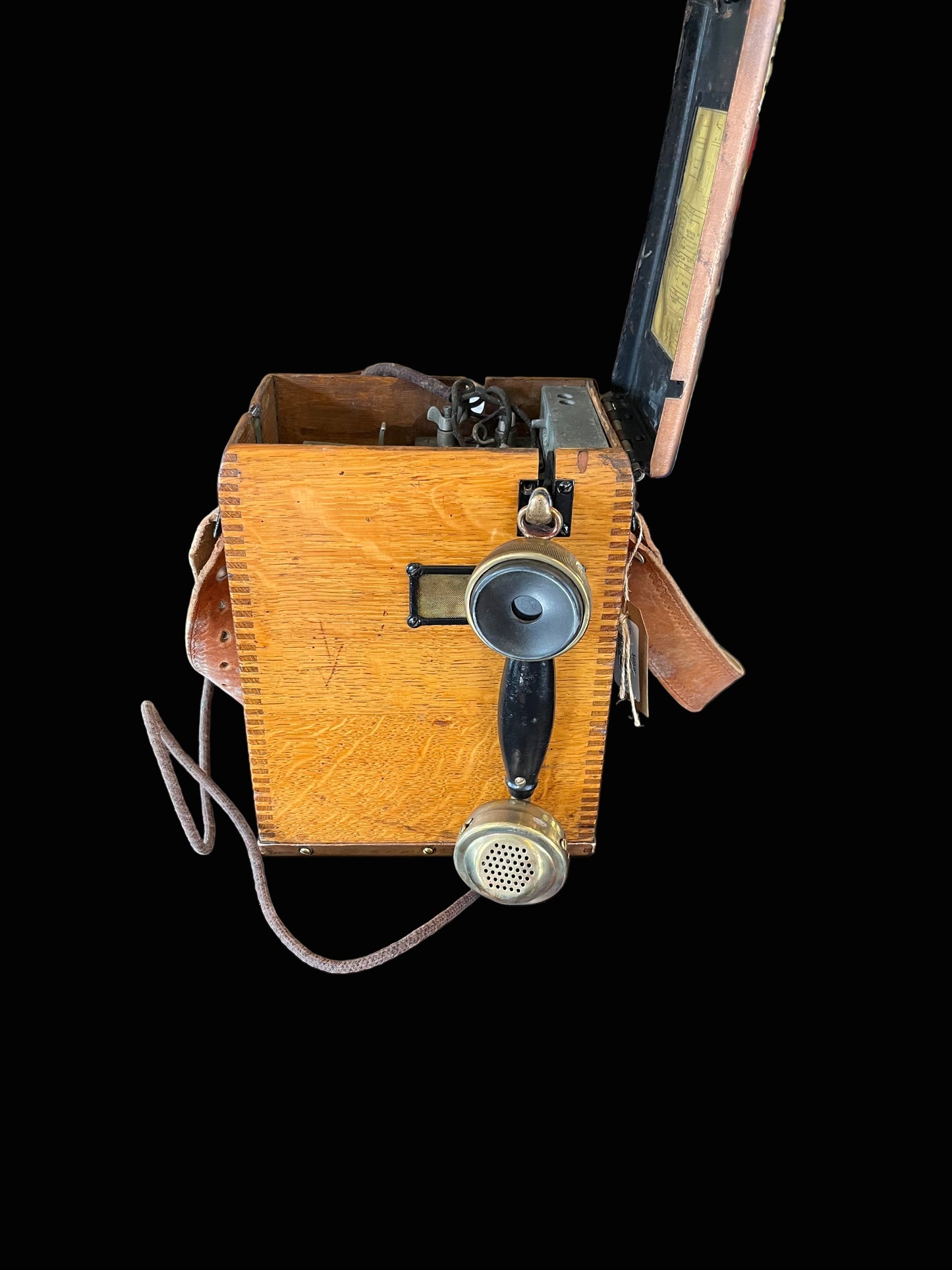 WWI-era U.S. Army Signal Corps Camp Telephone, Model A, dated 1917,