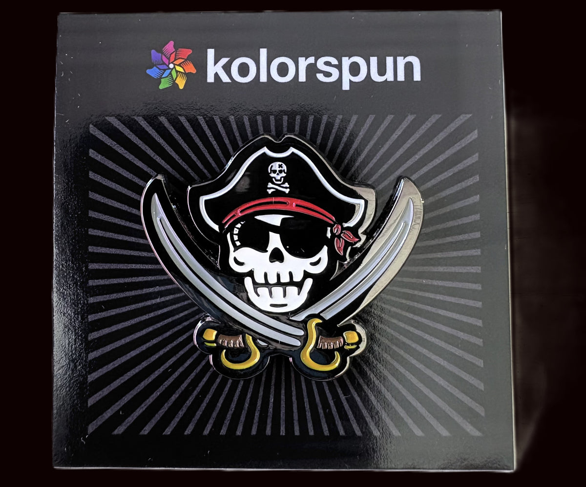 Nautical Enamel Pins - Pirate Skull