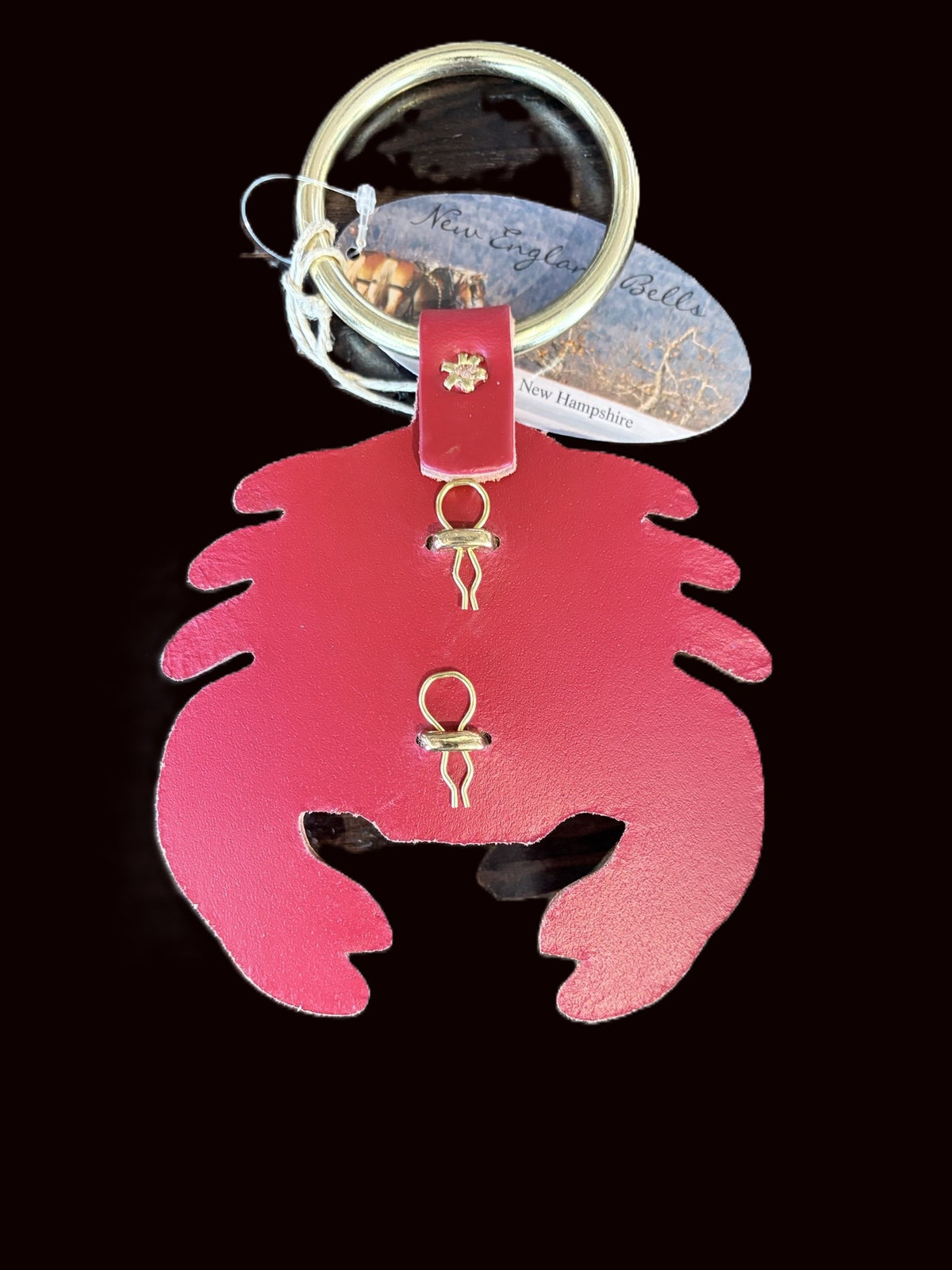 Sleigh Bell Designer Door Hanger - Red Crab
