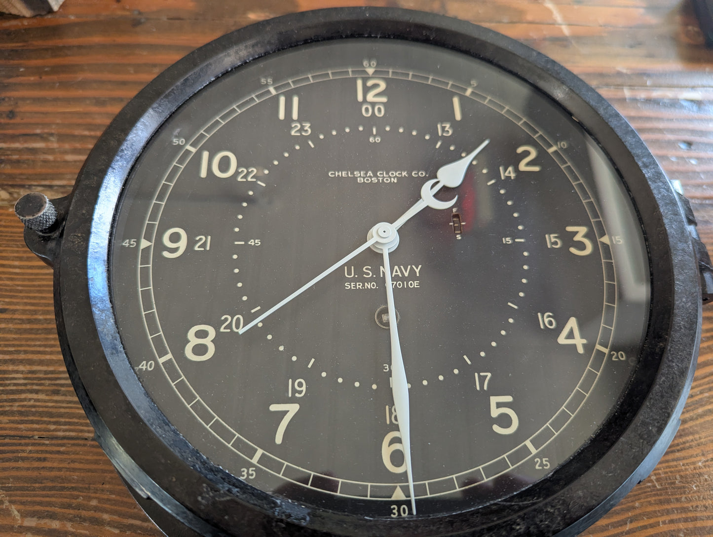 Bakelite Chelsea Clock - US Navy
