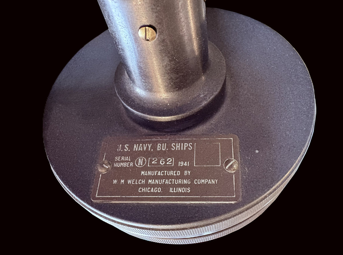 WWII U.S. Navy Mercury Barometer – W.M. Welch Manufacturing Co. (1943)