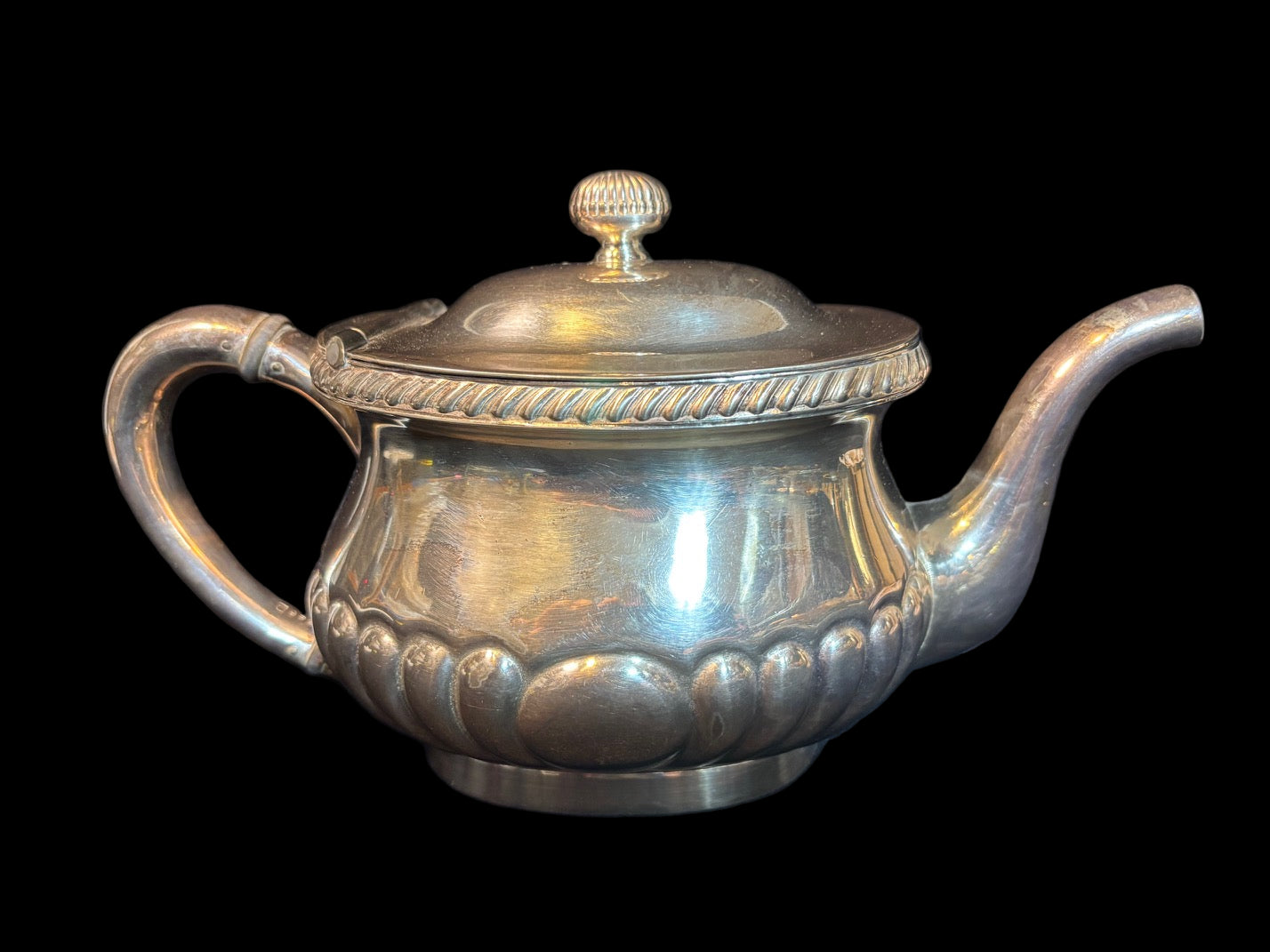 Reed & Barton U.S. Navy Silver Soldered Teapot –