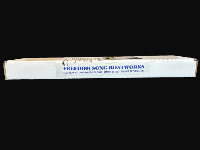 Freedom Song Boatworks “Felicity II” Wooden Sailboat Model Kit – Laser-Cut – Maine Made