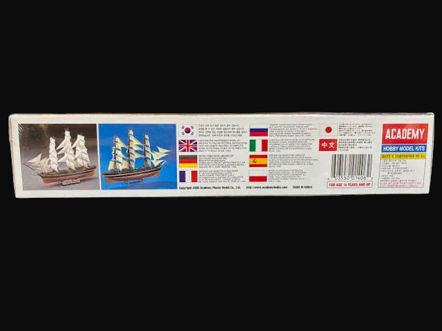 Academy 1:350 Clipper Ship Cutty Sark Model Kit #1408 – Tall Ship