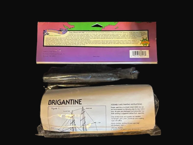 Brigantine Basic Wooden Boat Kit – Easy Craft Model – Ages 10–100