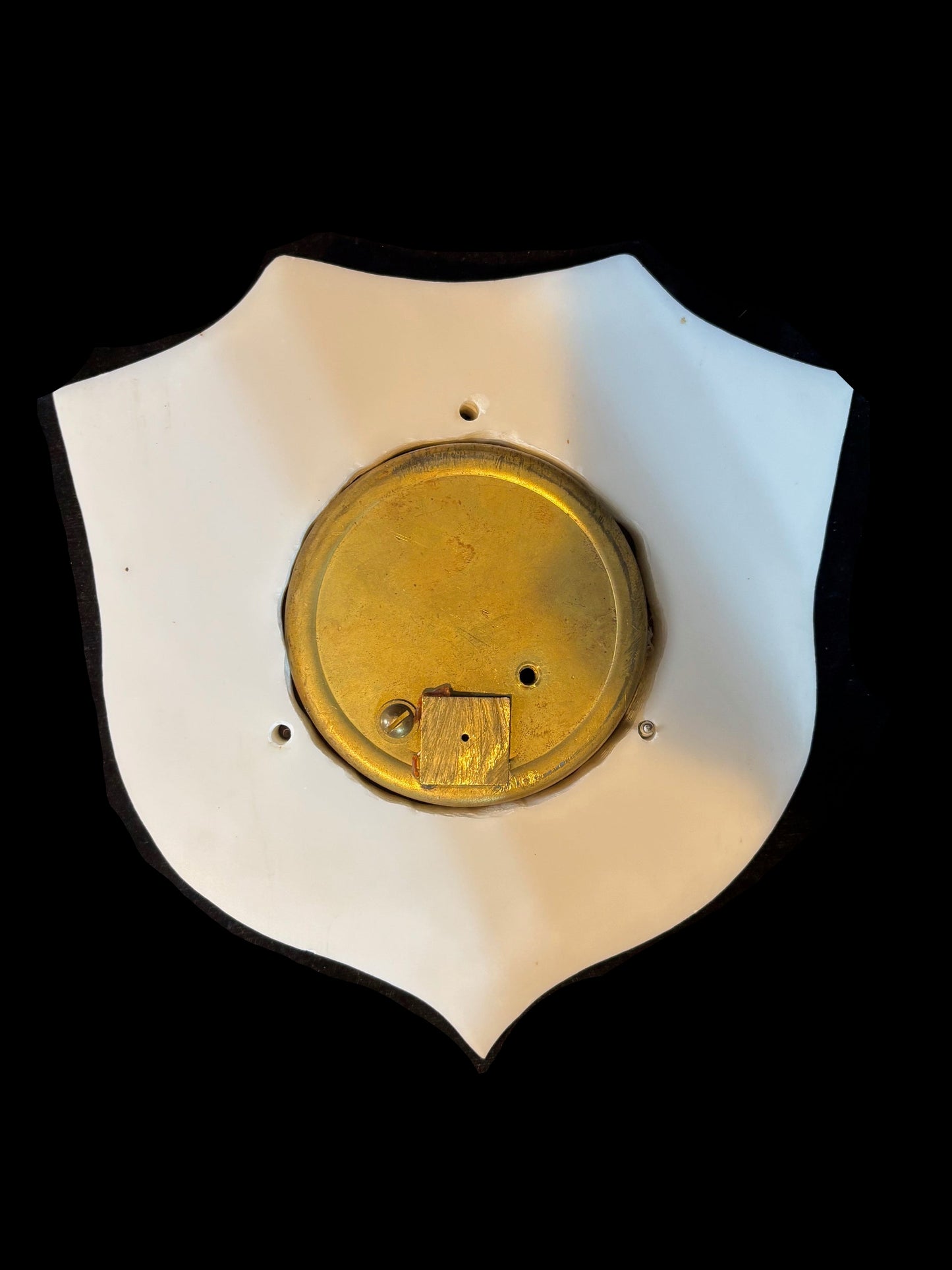 Busch-Sulzer Diesel Engine Thermometer – Jacket Water Discharge – Brass & Porcelain Mount
