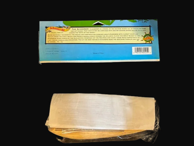 Schooner Basic Wooden Boat Kit – Easy Craft Model – Ages 10–100