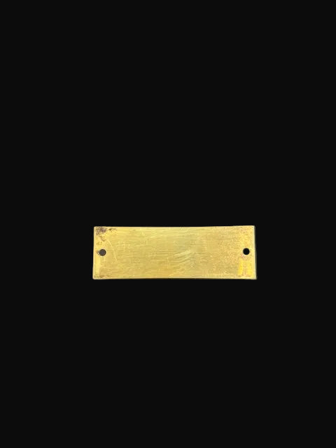 #Bendix Aviation Corporation Brass Data Plate Marine Division Baltimore MD ALT - Annapolis Maritime Antiques
