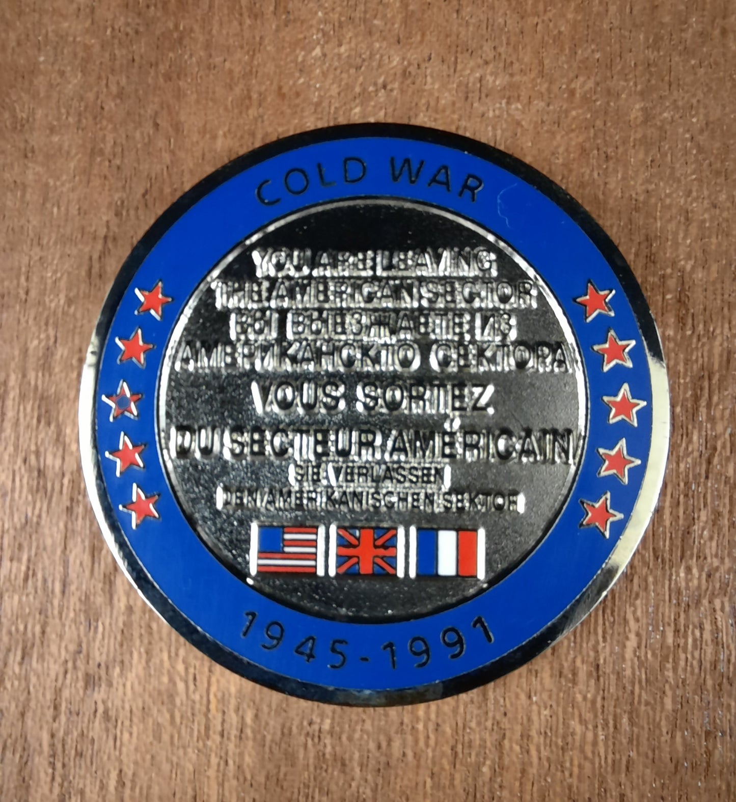 Cold War Veterans Challenge Coin