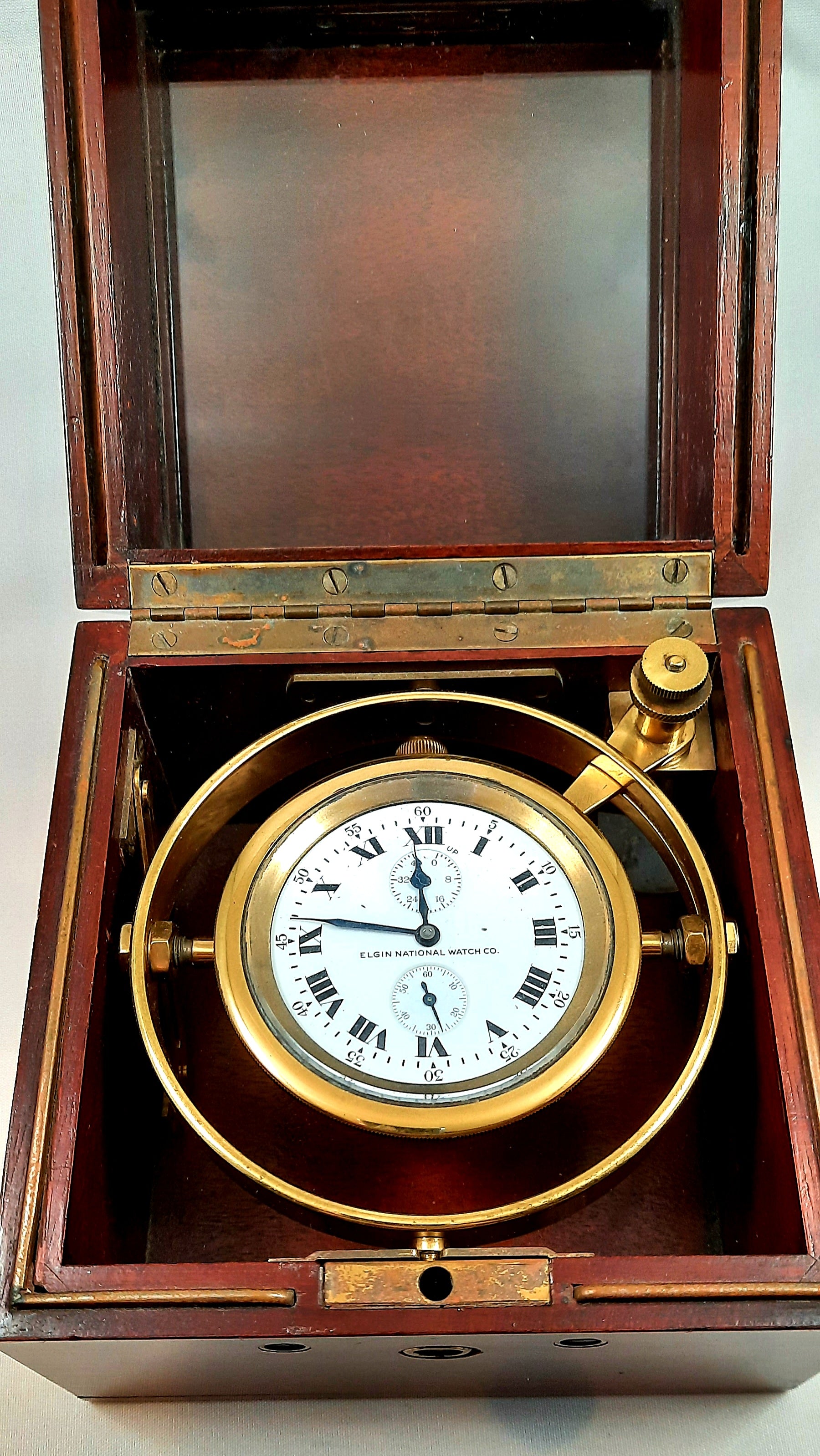US Navy Marine Chronometer Cork As Shown Brass Plaque ⋆ Windy City Watch  Collector