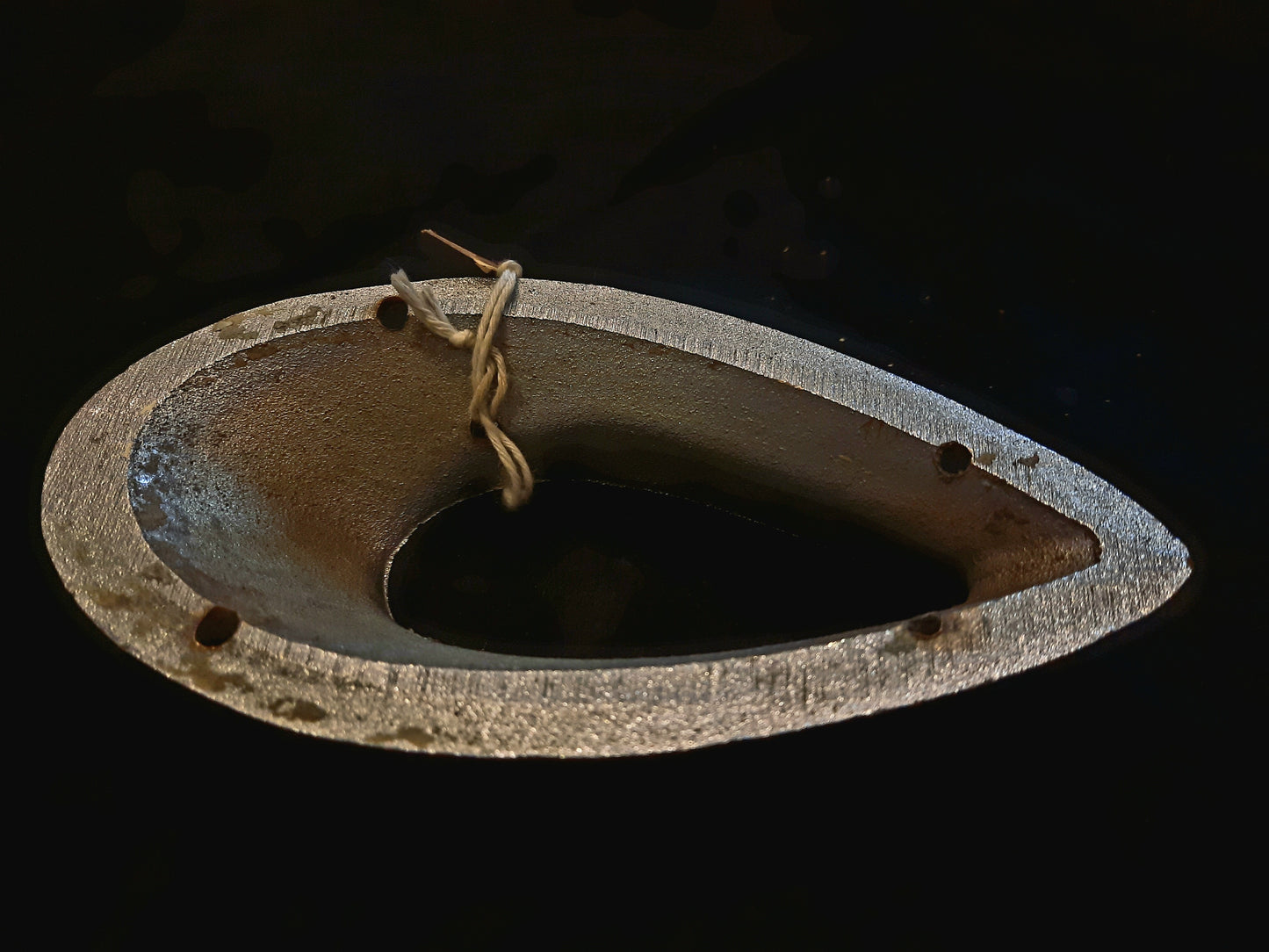 Light base, Vintage, Deco, teardrop shape