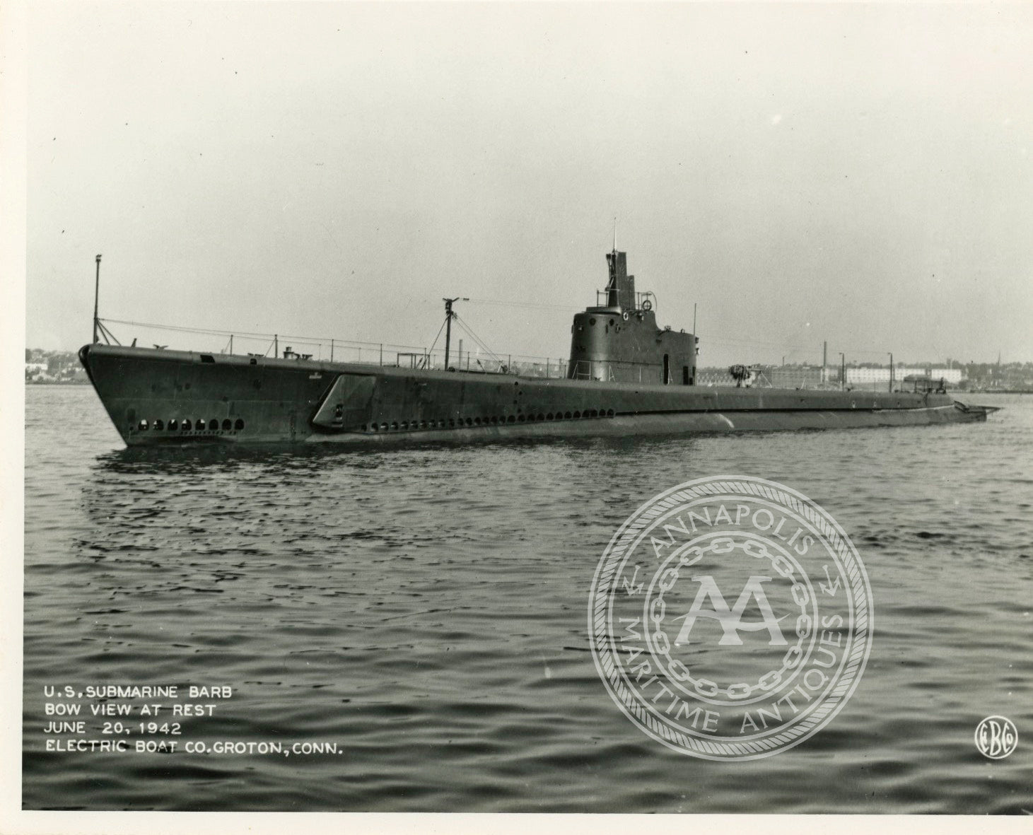 Uss Barb Ss 220 Submarine Annapolis Maritime Antiques