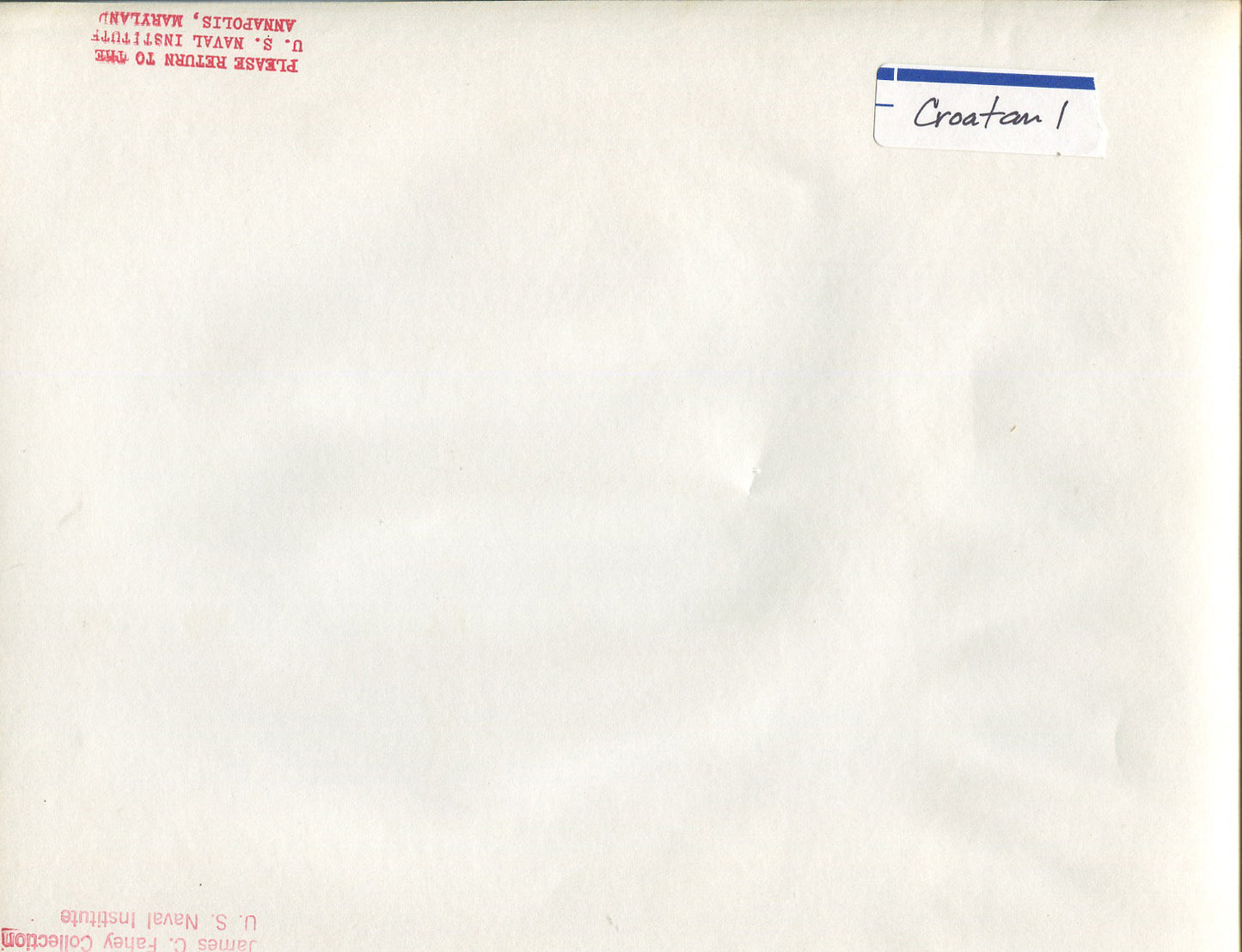 Official Navy Photo of WWII era USS Croatan (CVE-25) Aircraft Carrier - Annapolis Maritime Antiques