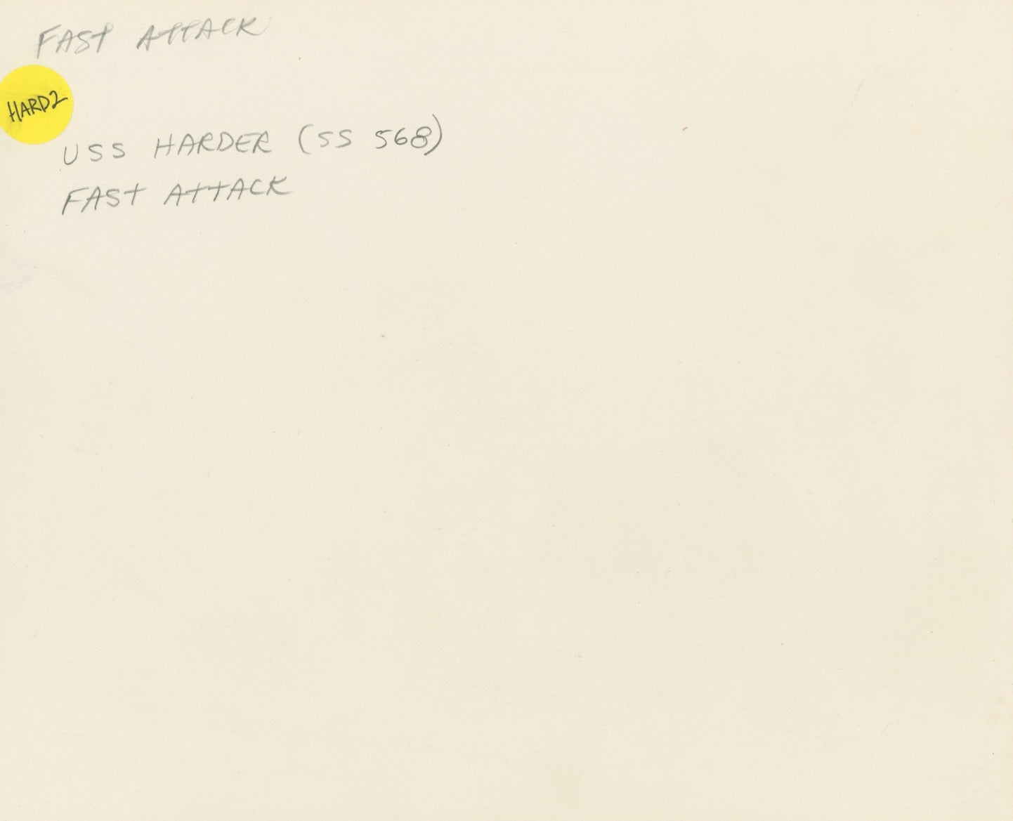 USS Harder (SS-568) Submarine