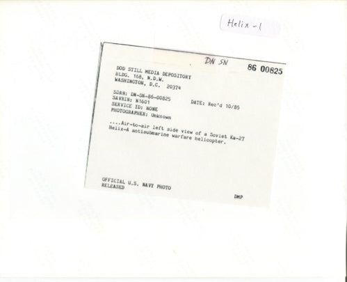 Official U.S. Navy photo of Soviet aircraft - Annapolis Maritime Antiques