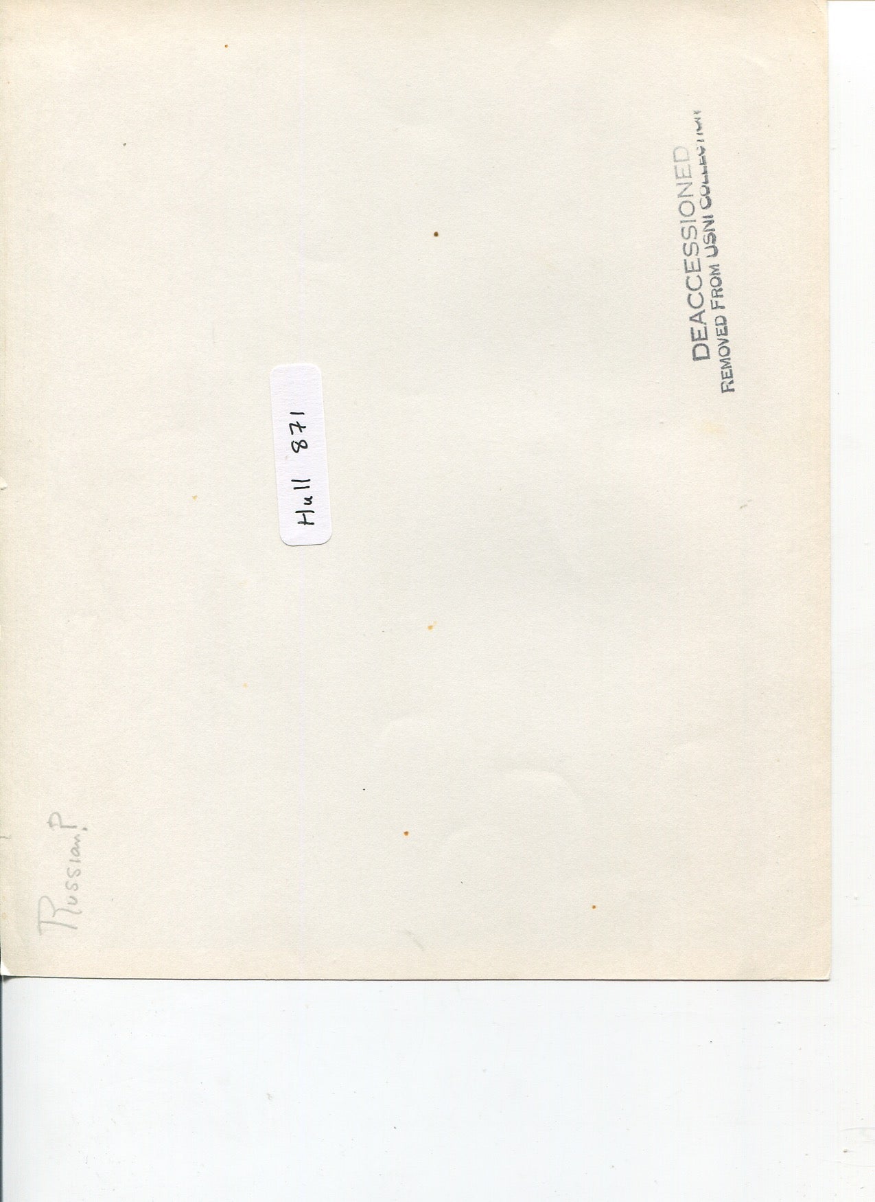 Official U.S. Navy photo of Soviet warship - Annapolis Maritime Antiques