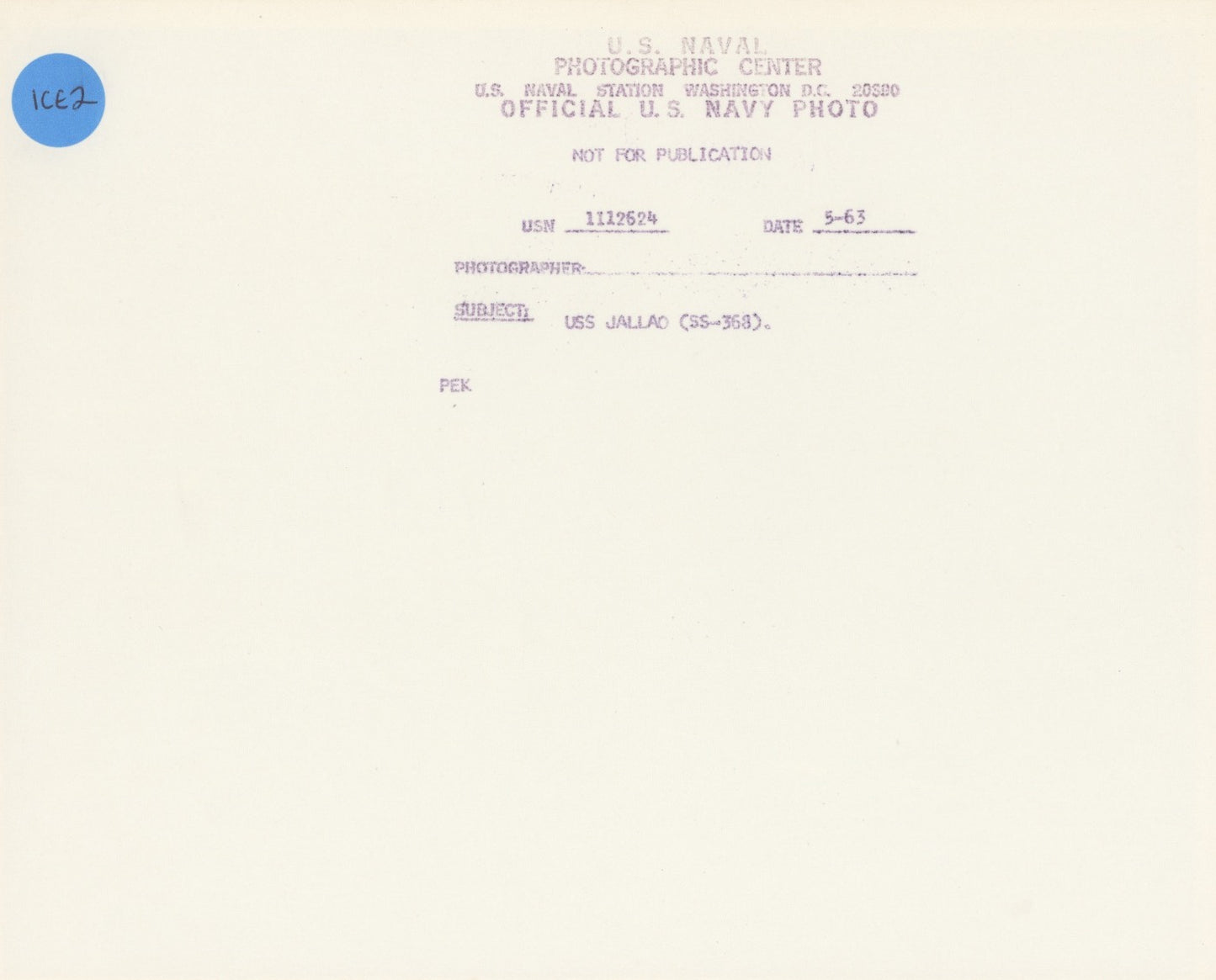 USS Icefish (SS-237) & USS Jallao Submarines