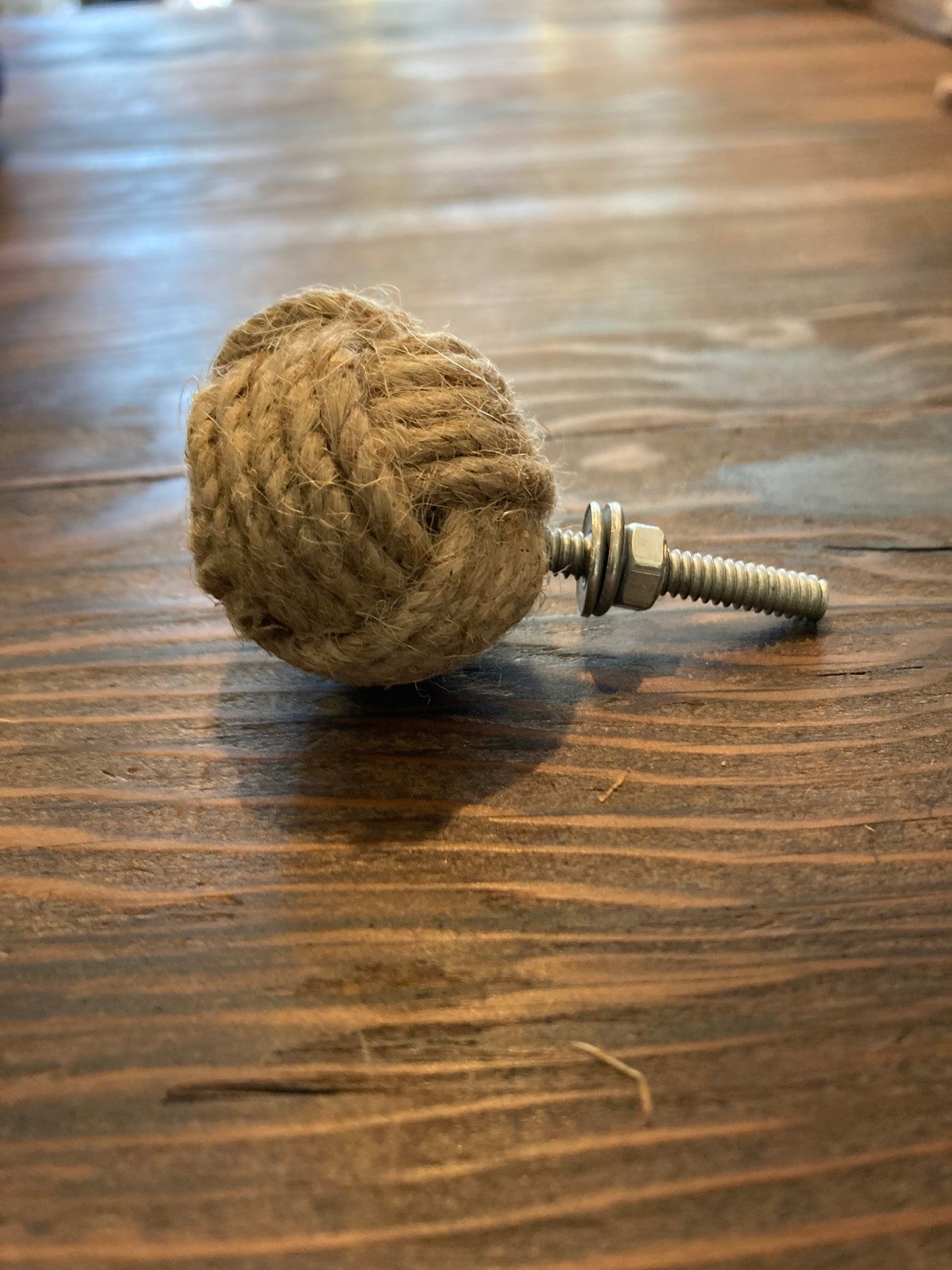 Drawer pull, Monkey Fist - Annapolis Maritime Antiques