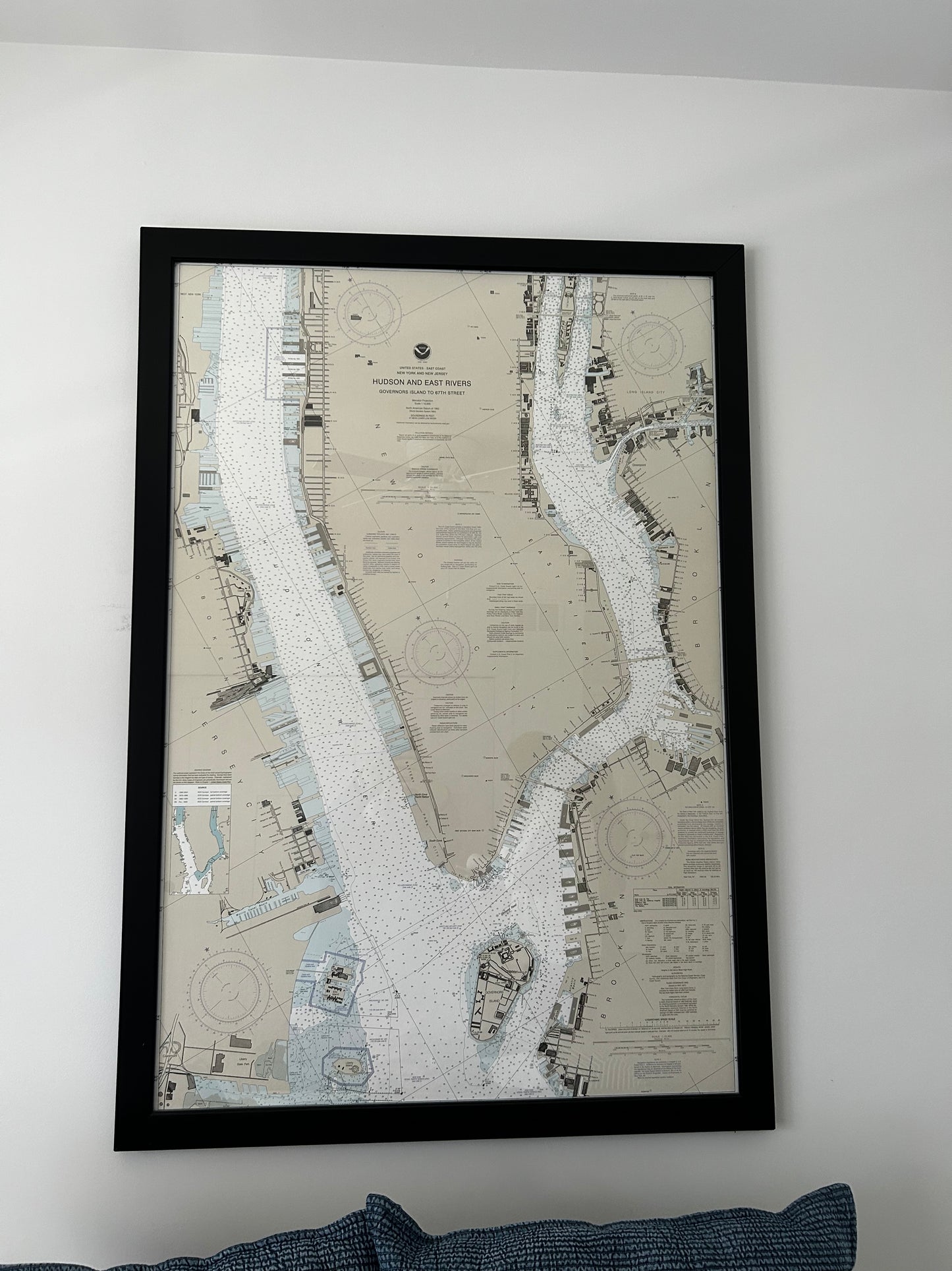 Framed Chart - Manhattan