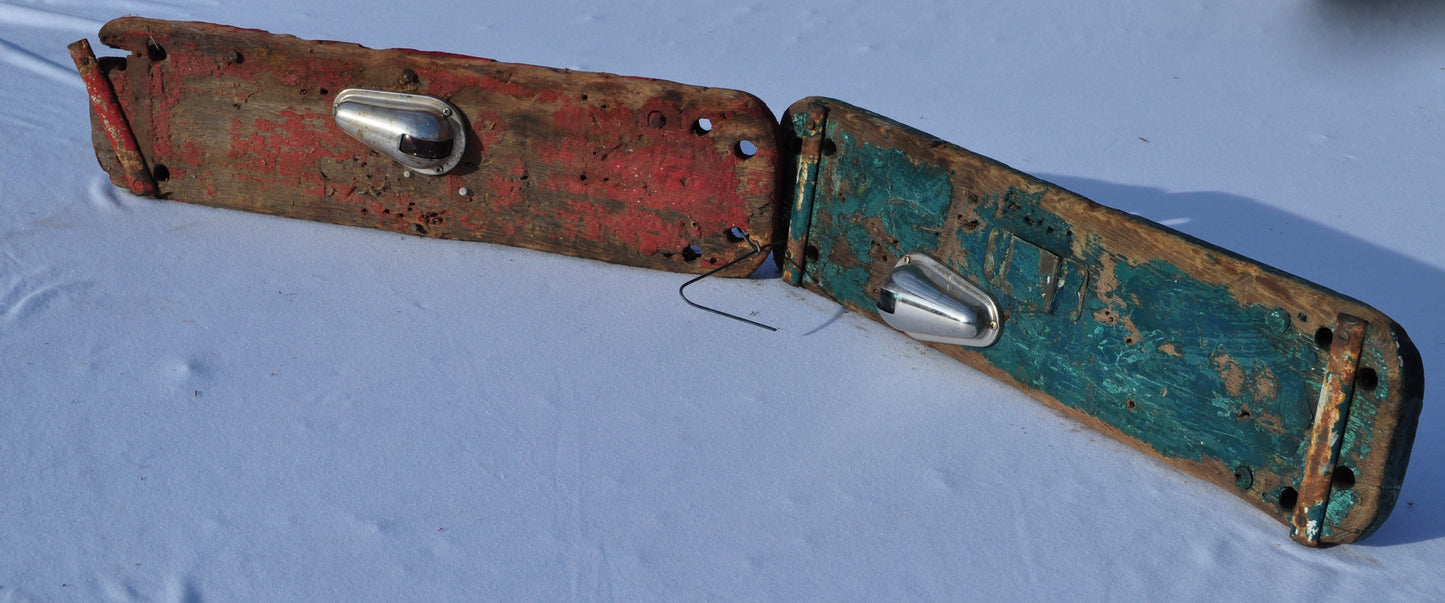 Running Lights, Perks Lights, with Original Antiques Mounting Boards - Annapolis Maritime Antiques