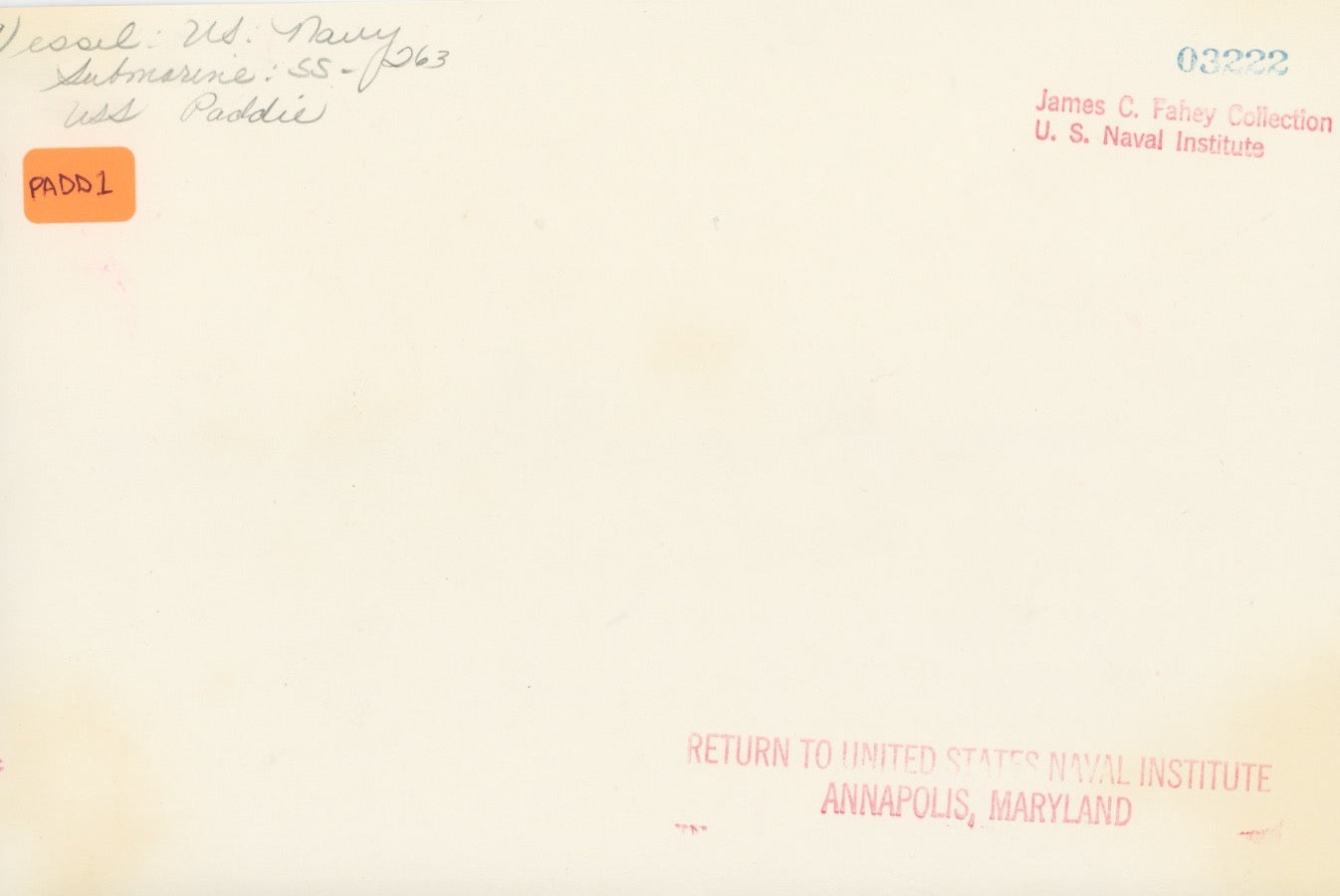 USS Paddie (SS-263) Submarine