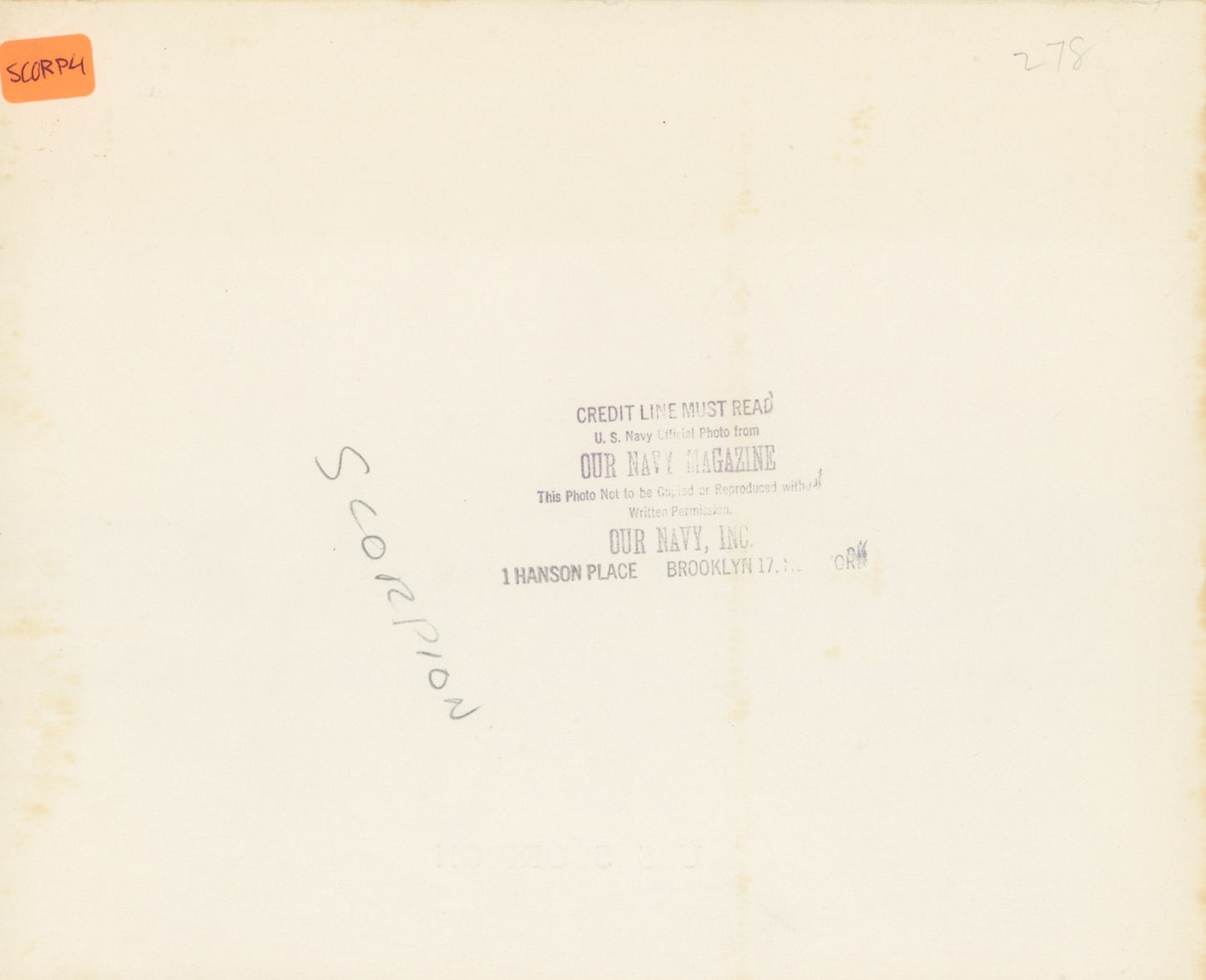 USS Scorpion (SS-278) Submarine