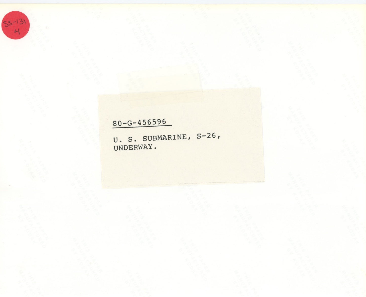 SS-131 Submarine (S-26)