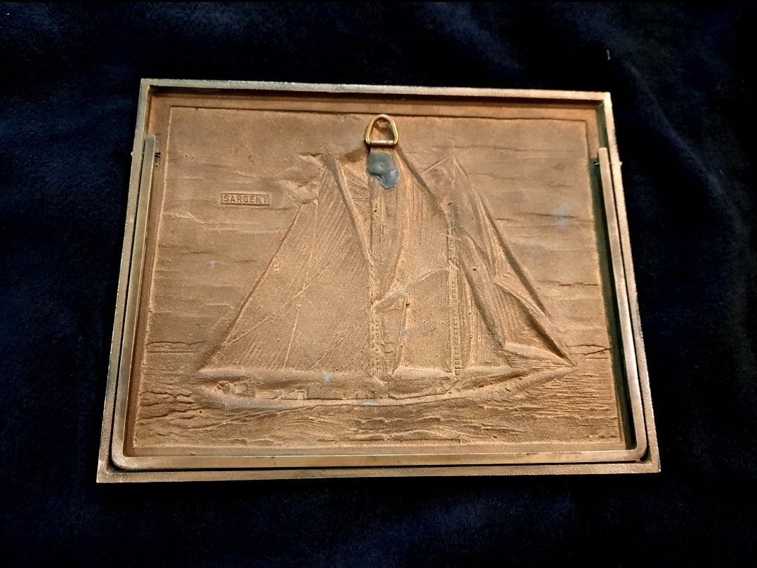 Bronze Plate - Gertrude L. Thebaud Ship