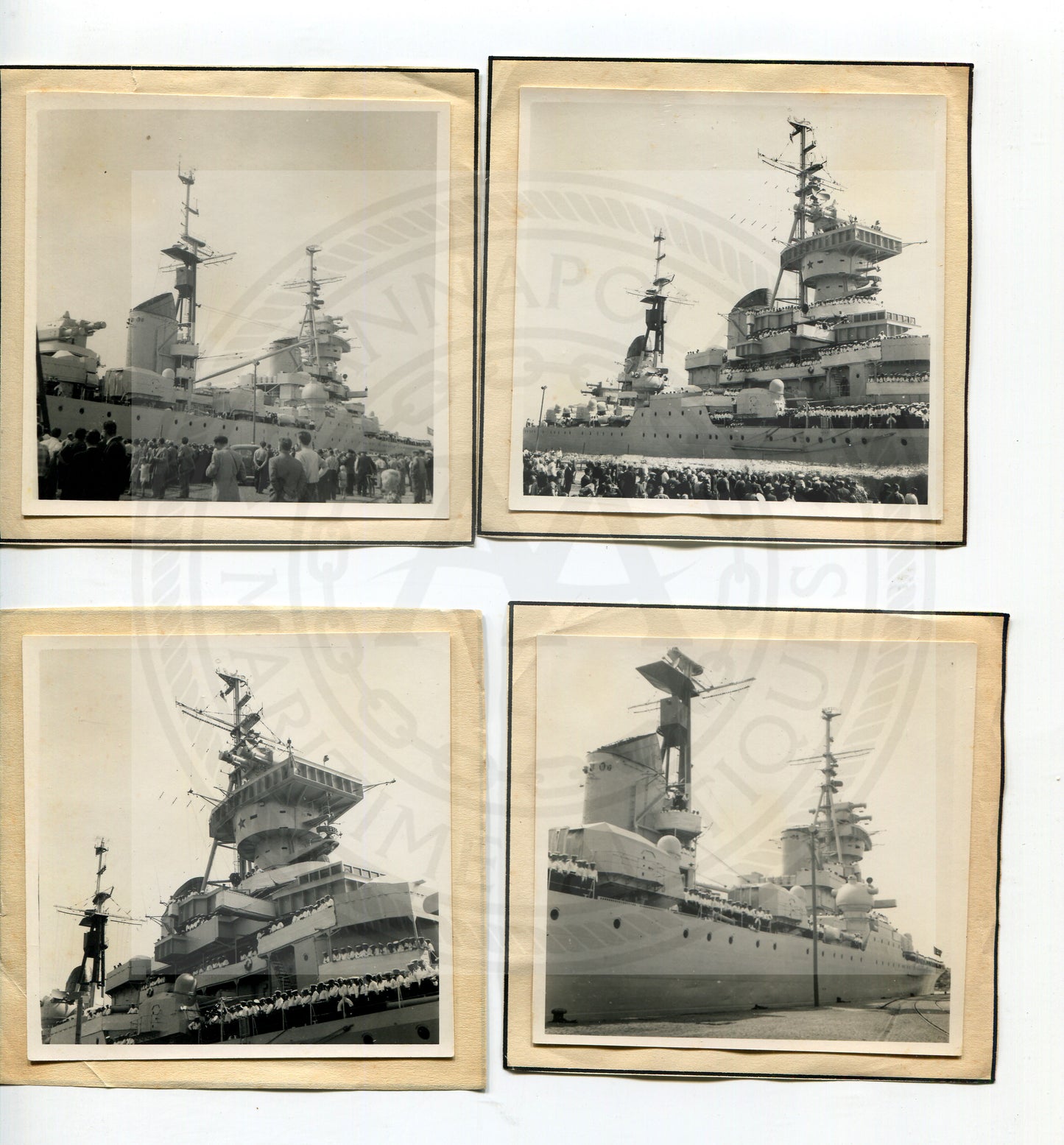 Official U.S. Navy photo of Soviet warship - Annapolis Maritime Antiques