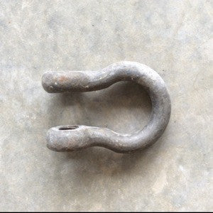 Shackle, "D" large steel - Annapolis Maritime Antiques